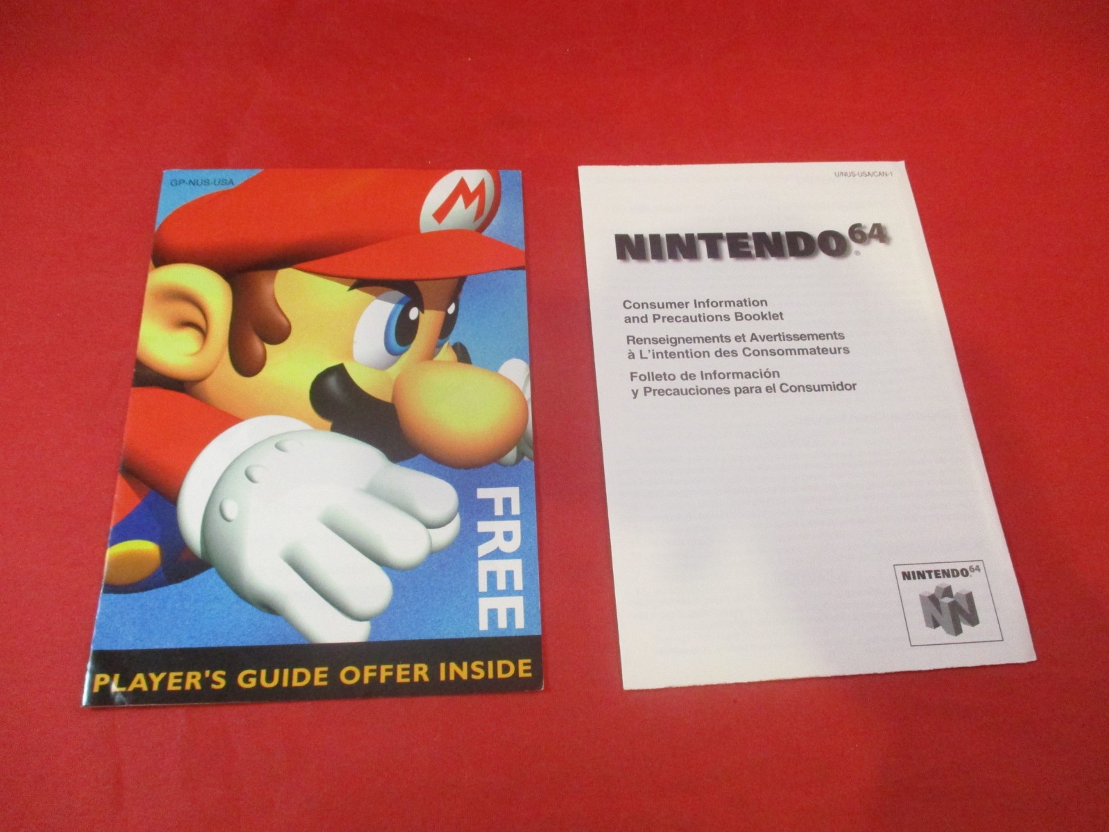 Super Mario 64 N64 Nintendo Power Offer + Consumer Information Insert ONLY