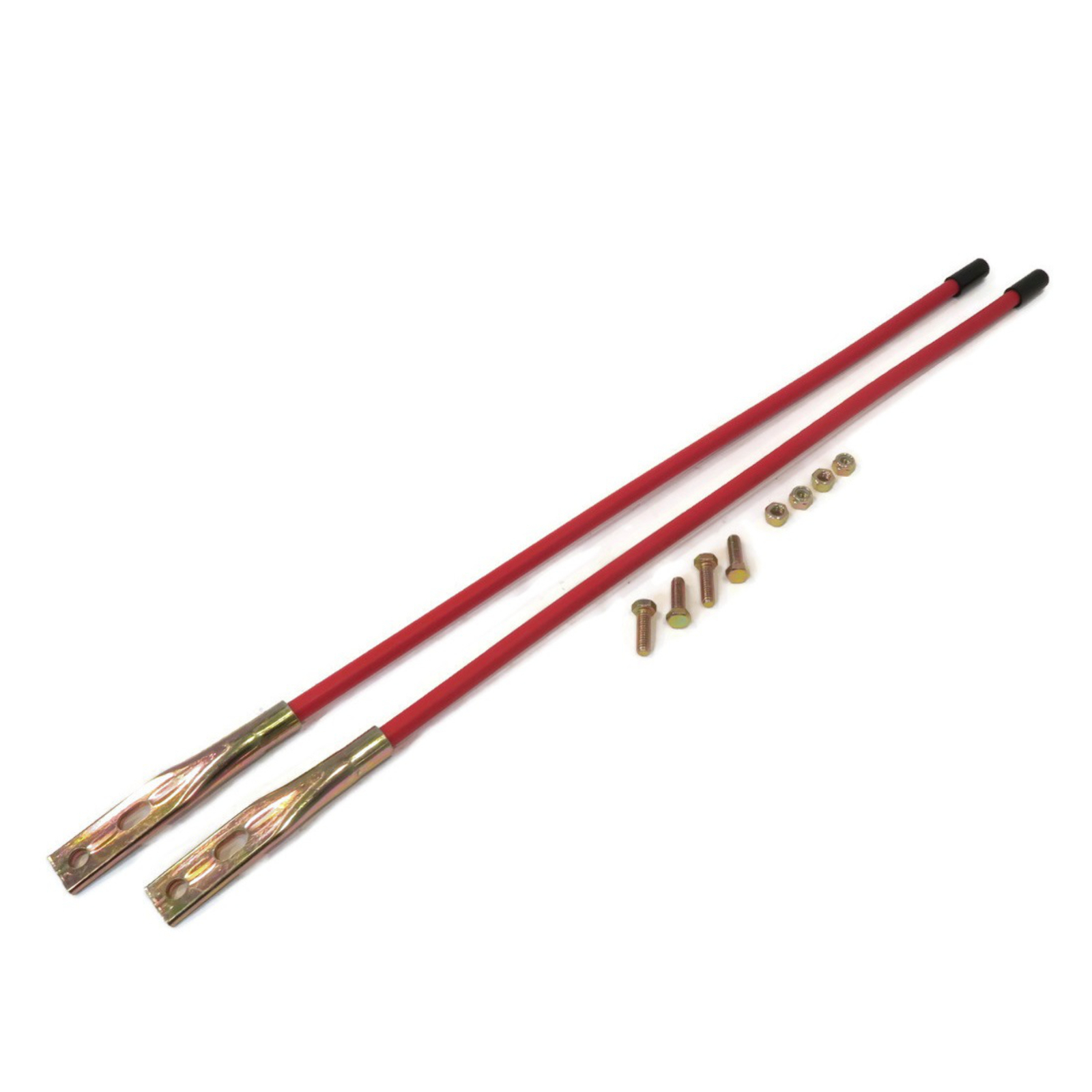 Buyers Products Set of 27" Red, Universal Snowplow Blade Guide for Boss MSC01870