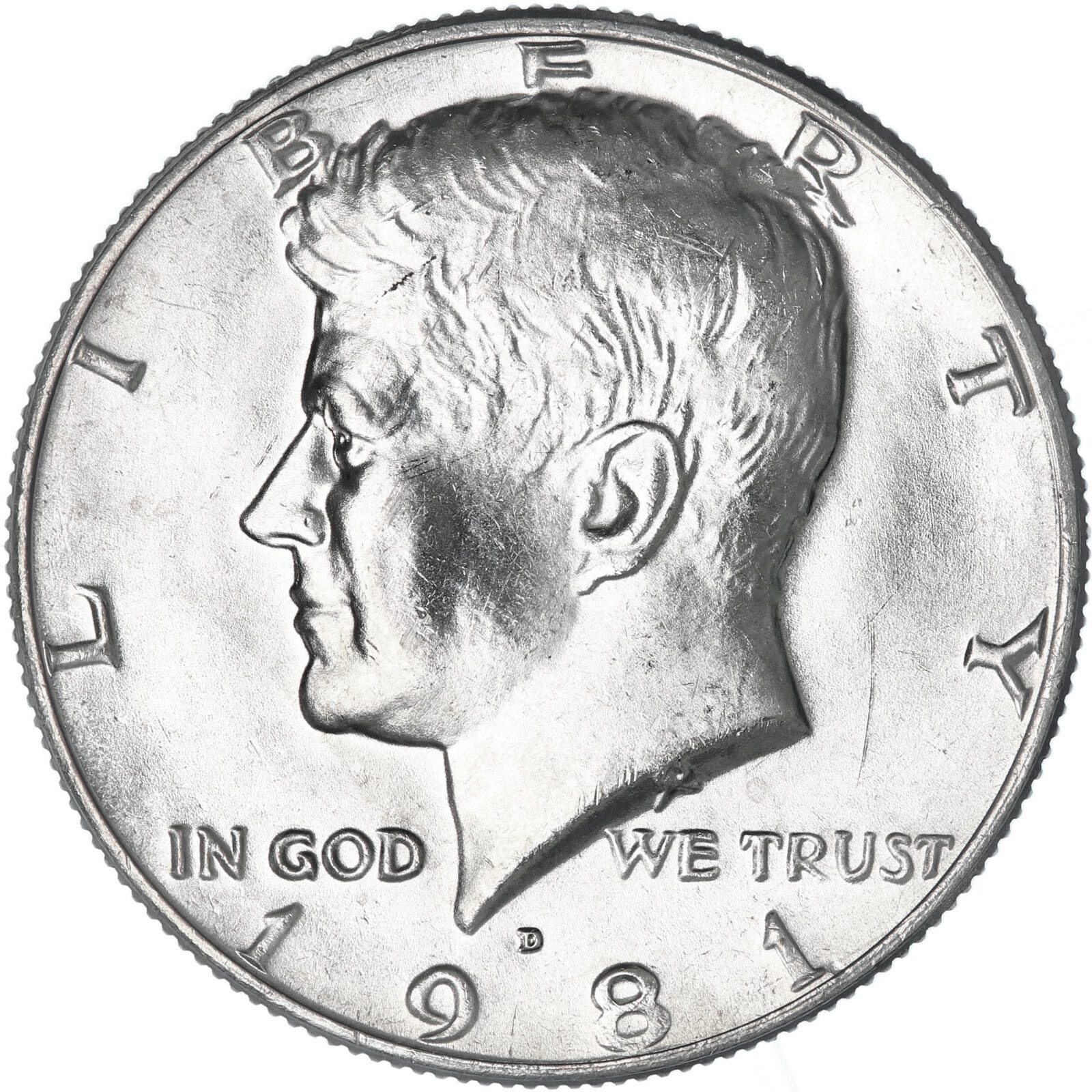 1981 D Kennedy Half Dollar CN-Clad BU