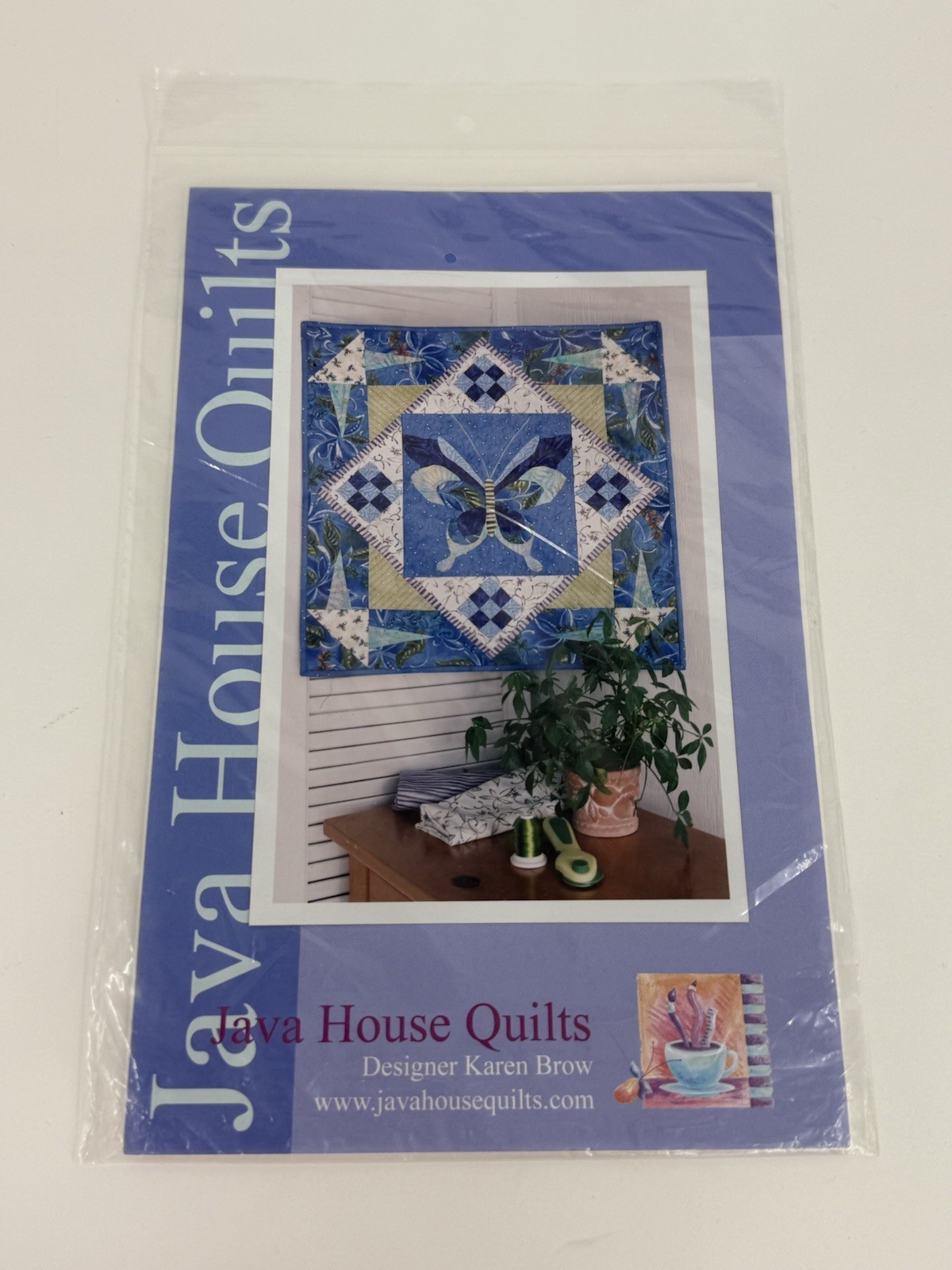 Java House Quilts “Midsummer Flight” 24” X 24” Wall Hanging Pattern NEW