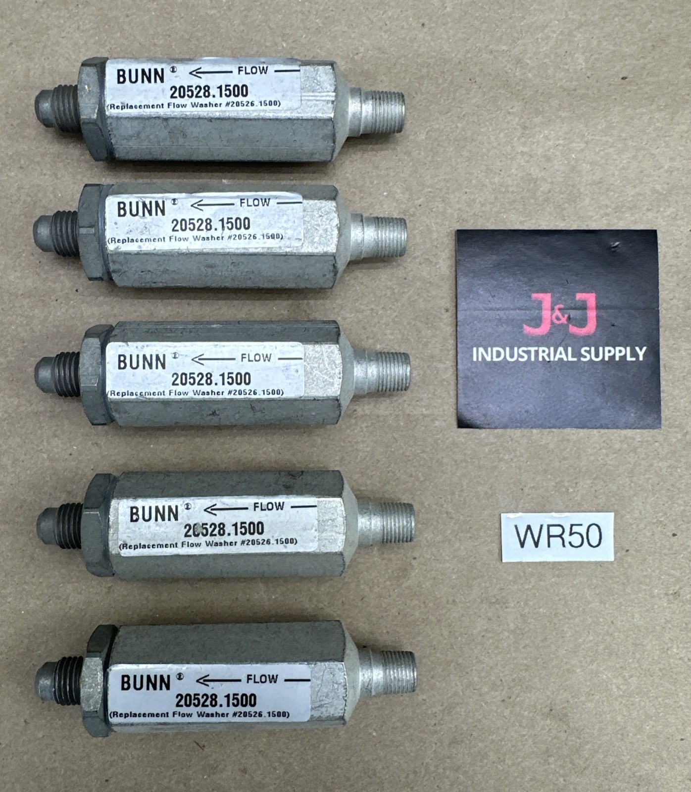BUNN 20528.1500 Flow Control Assembly TND .500GPM || (5) NEW OUT OF BOX SURPLUS