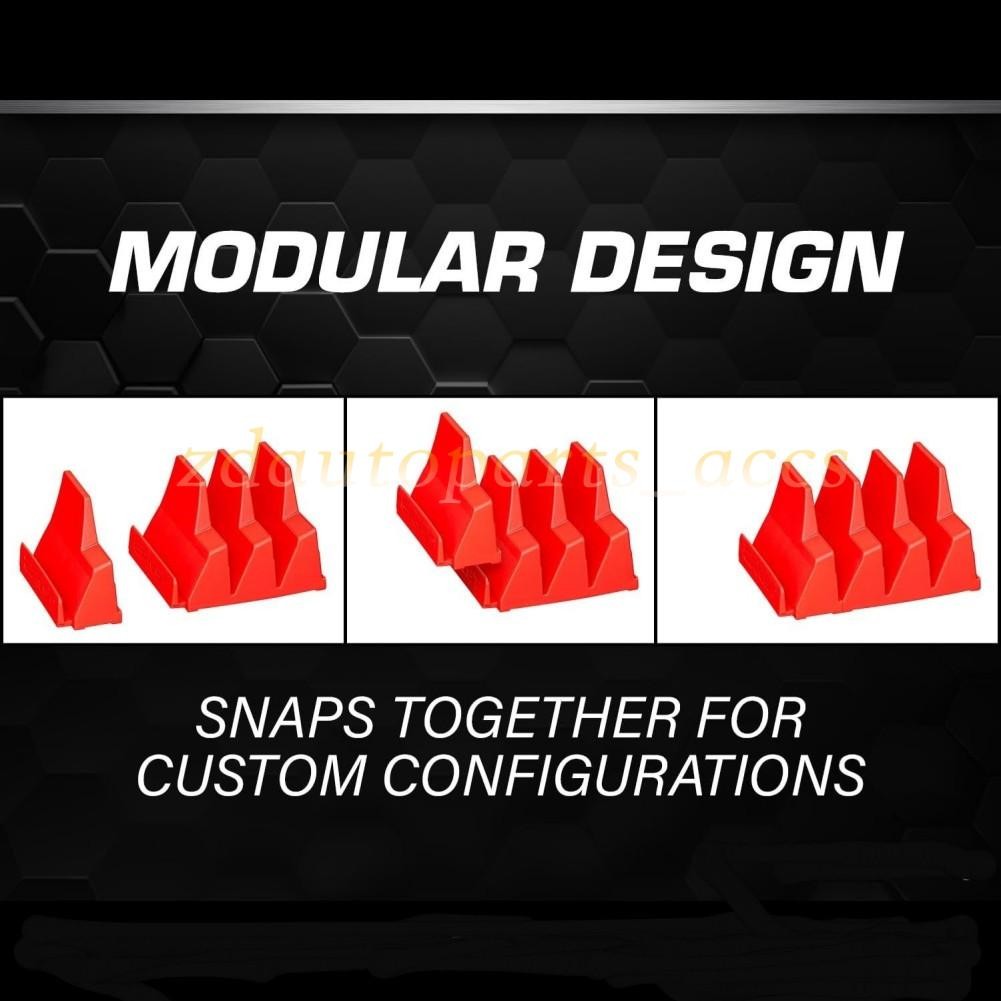 80X Magnetic Modular Wrench Organizer Compact Tool Storage Slots hold Tools SAE