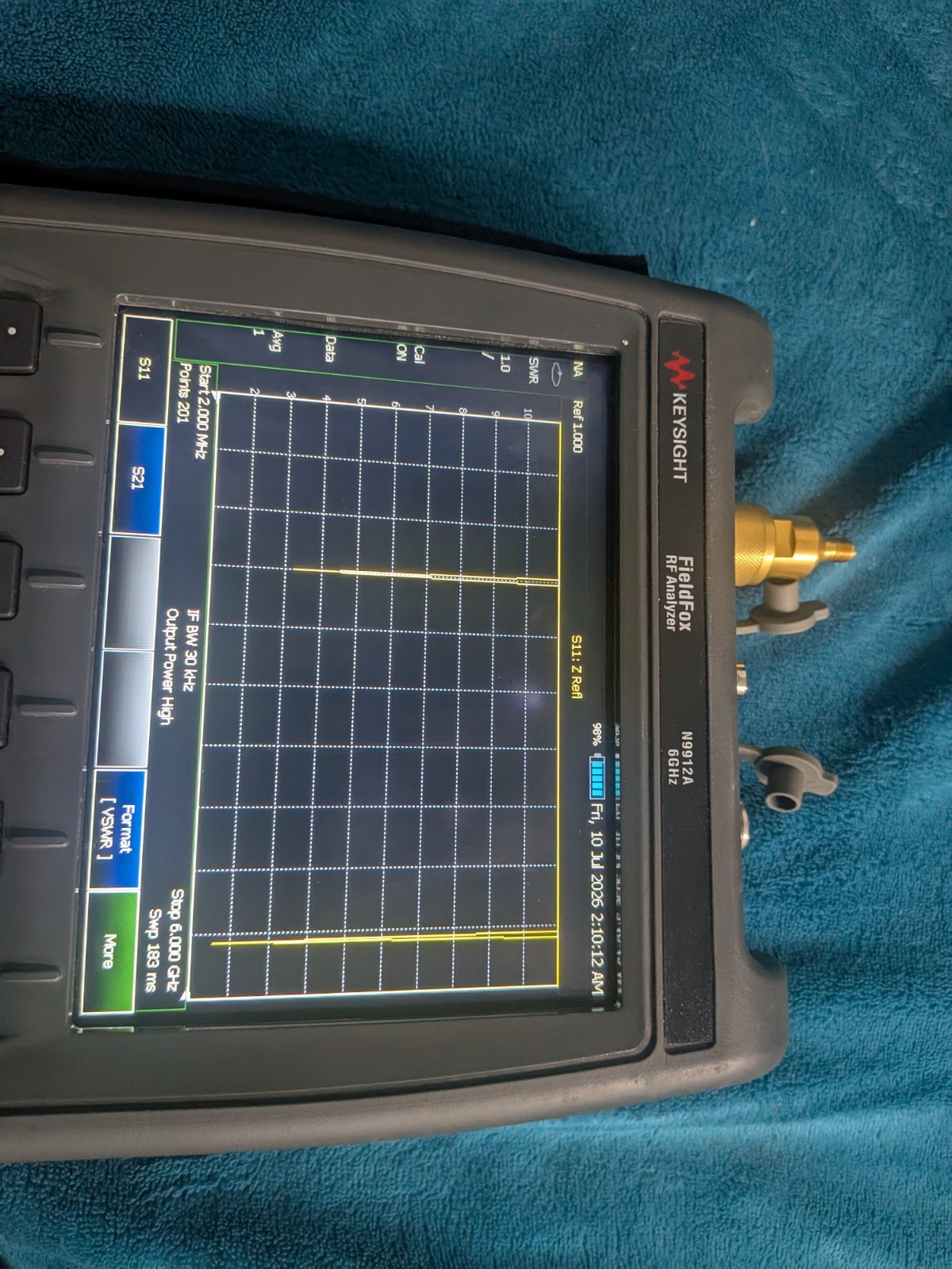 Keysight Agilent Fieldfox N9912A Spectrum Analyzer Generator VNA Meter Cpu2 Cald