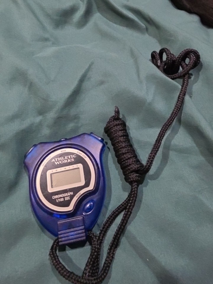 Athletic Works Chronograph 1/100 SEC Stop Watch