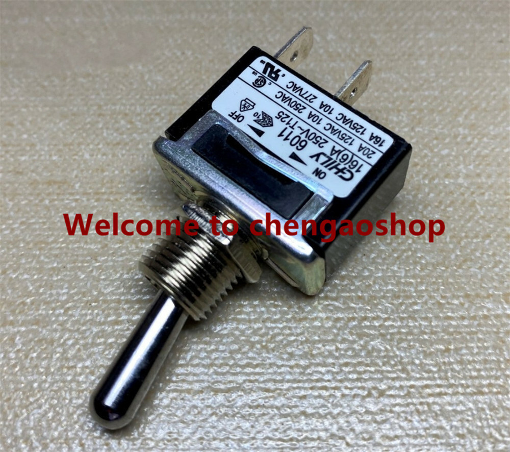 2PCS NEW FOR CHILY 6011 20A 2-Speed, 2-Foot Toggle Switch #T4838 YS