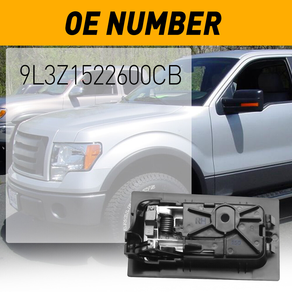 Right Passenger Side Interior Inside Door Handle For 2009-2014 Ford F-150 Lobo