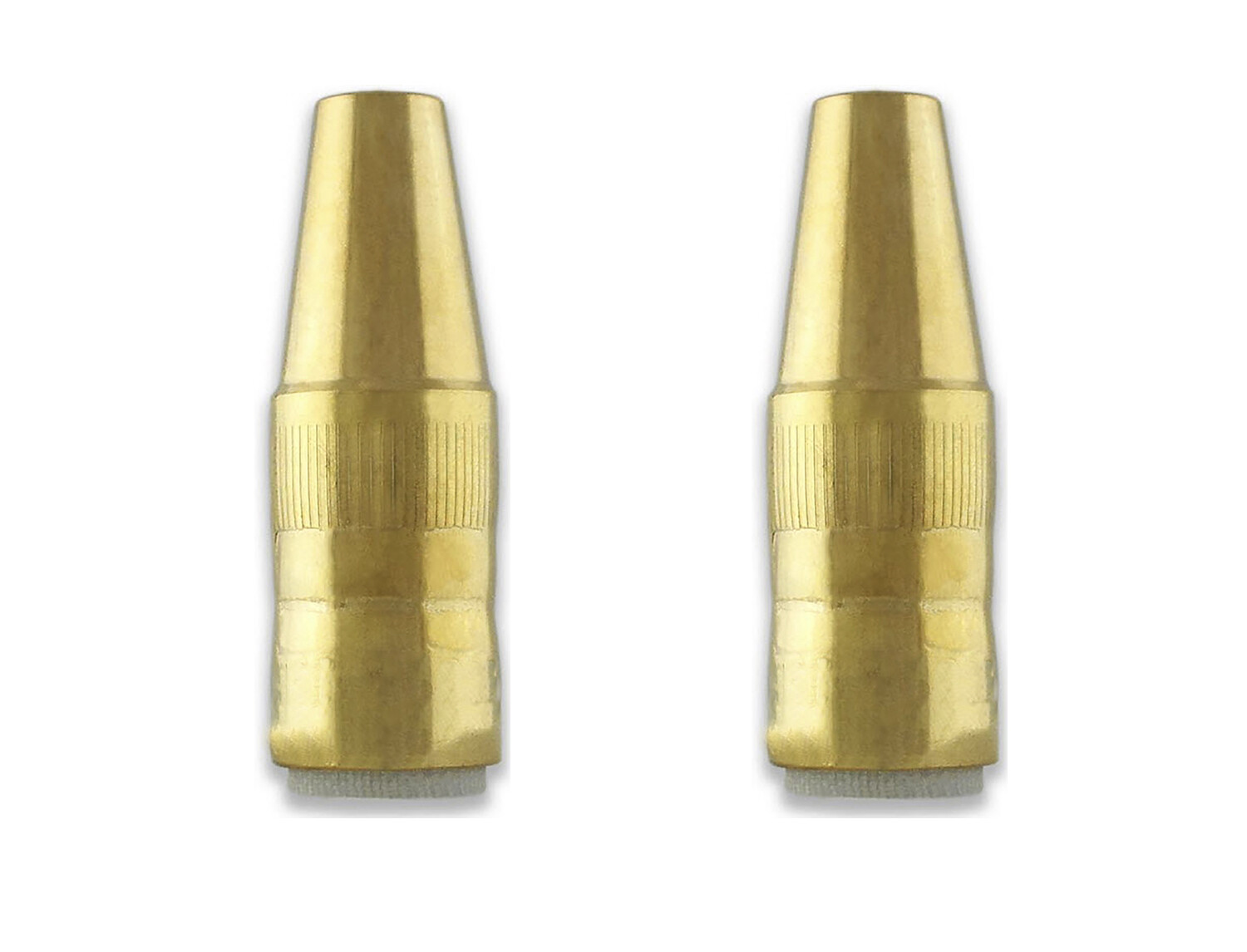 2-PK NST-3800B Nozzle Centerfire Slim 3/8" Flush Brass For Bernard Q-Gun