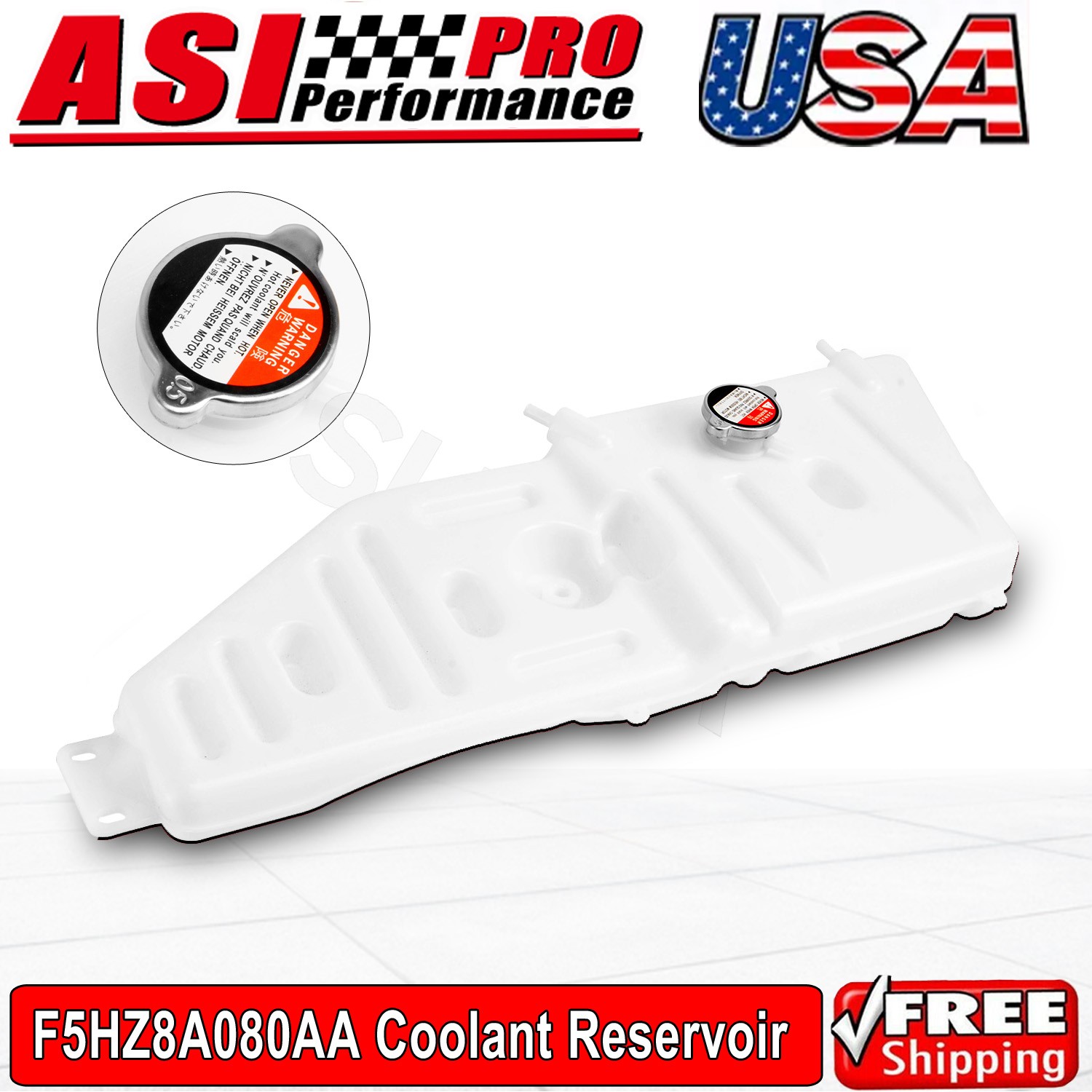 Coolant Reservoir Replaces F5HZ8A080AA For Ford F600 F700 & F800 1990-1998