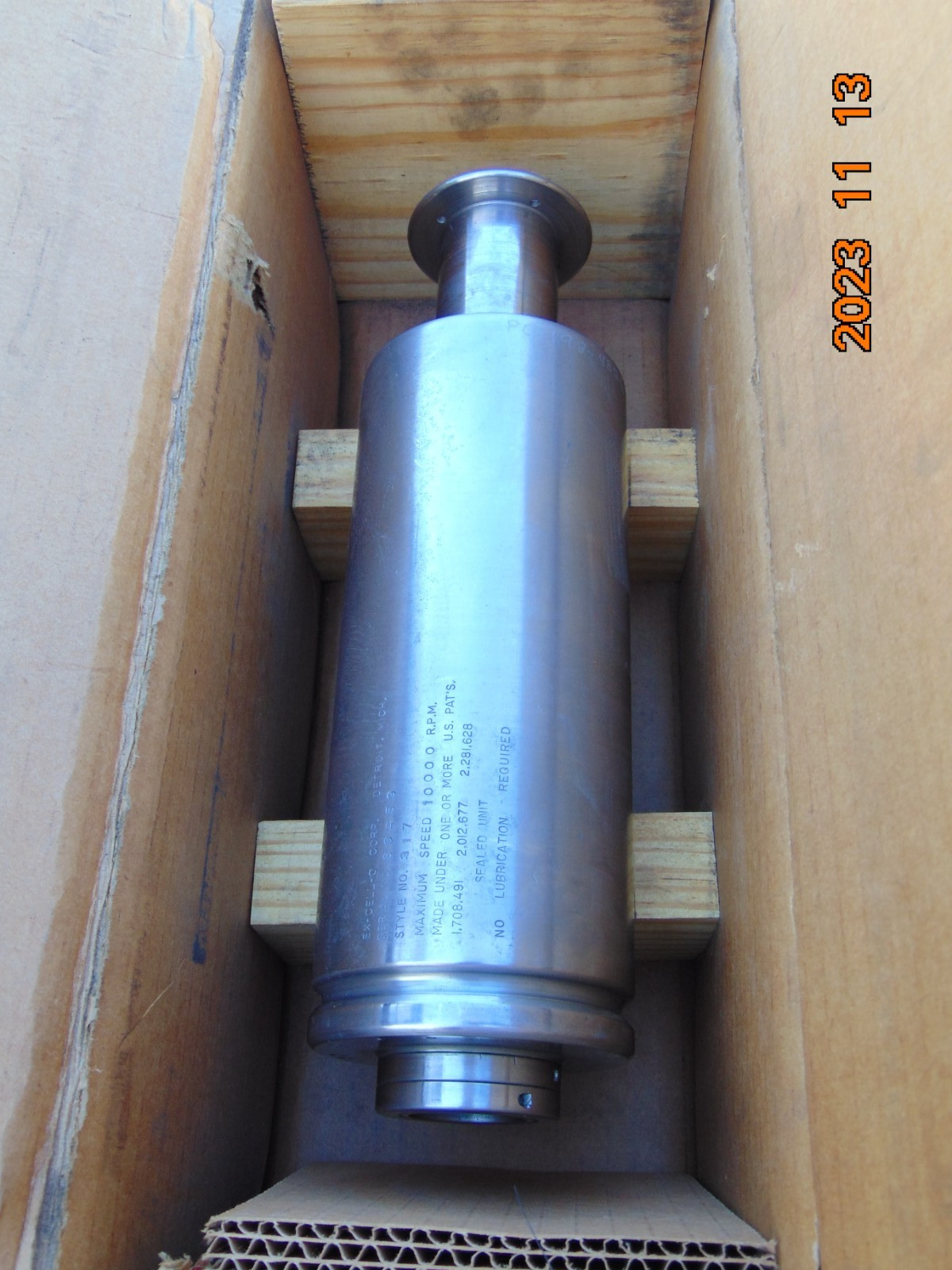 NEW POPE EX-CELL-O STYLE 317 GRINDER SPINDLE 10,000 RPM