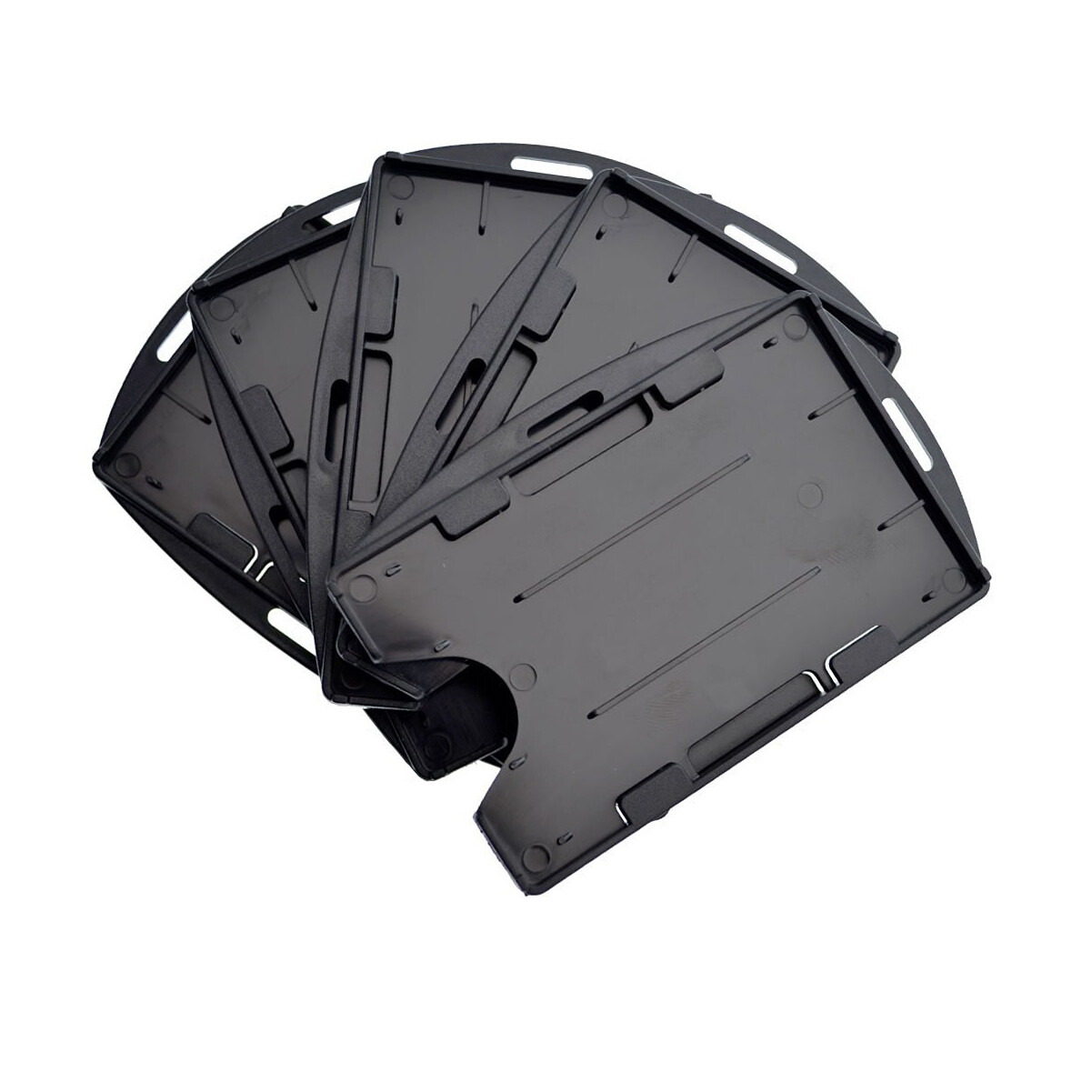 Open Face Two Card ID Badge Holder - Rigid Hard Plastic by Specialist ID