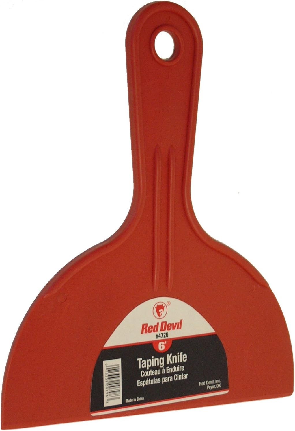 Affordable 6-Inch Plastic Taping Knife - Perfect for DIY Drywall Projects