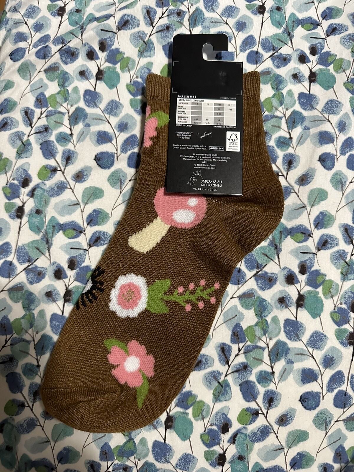 Studio Ghibli My Neighbor Totoro Quarter Crew Socks