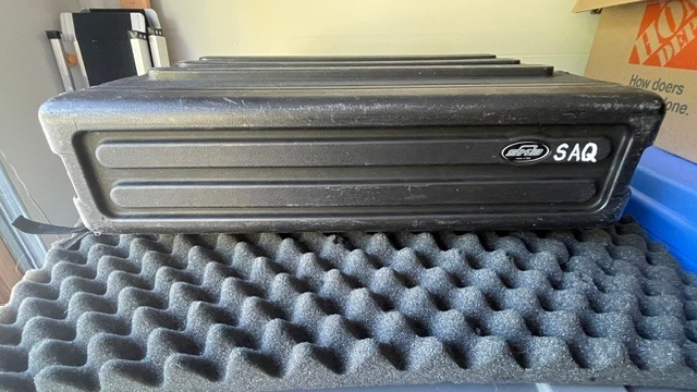 SKB 1SKB-R2S 2 Space Roto Mold Rack Rail Case 10 5/8" Deep