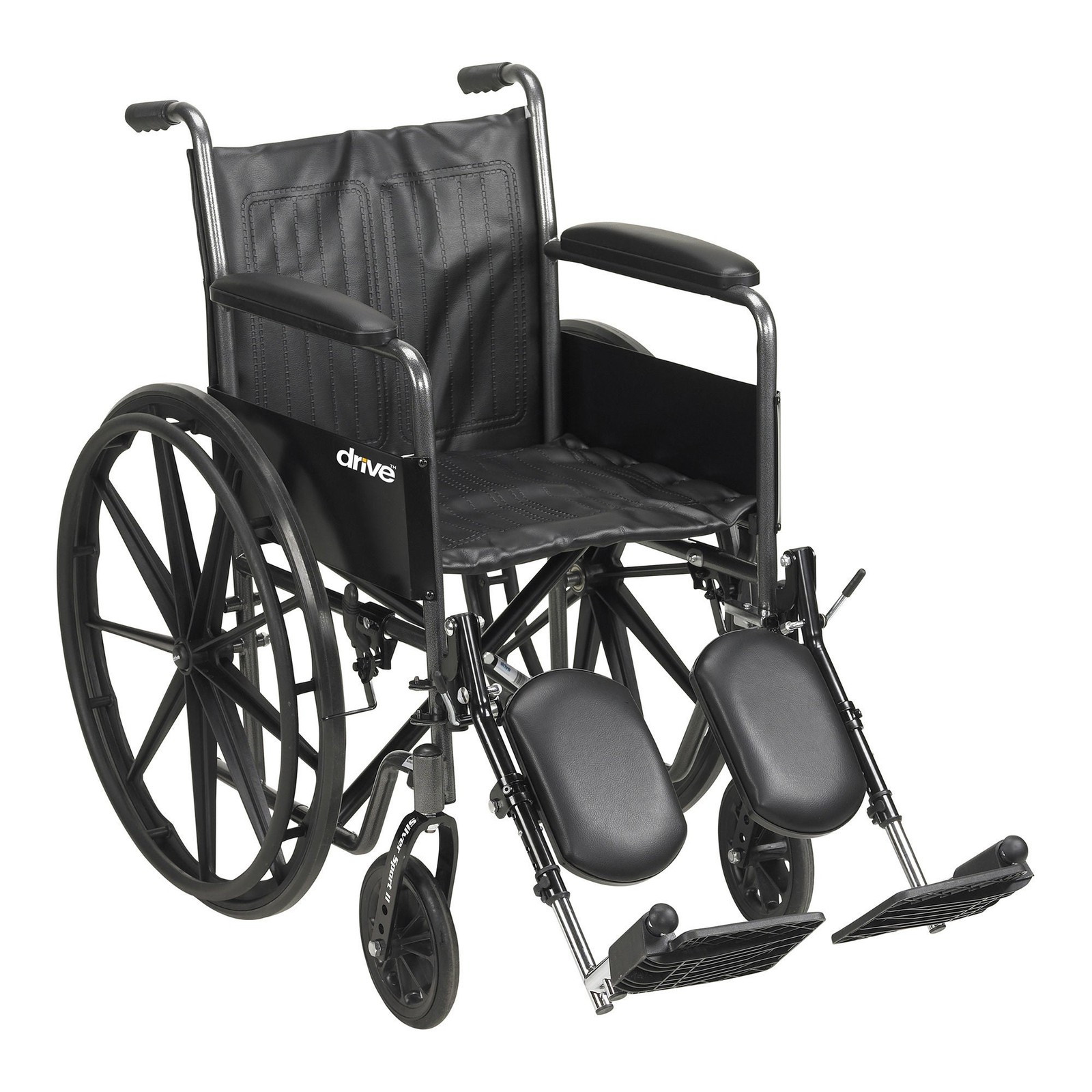 McKesson Wheelchair Steel 18"W x 16"D Swing-Away Footrest 146-SSP218FA-ELR