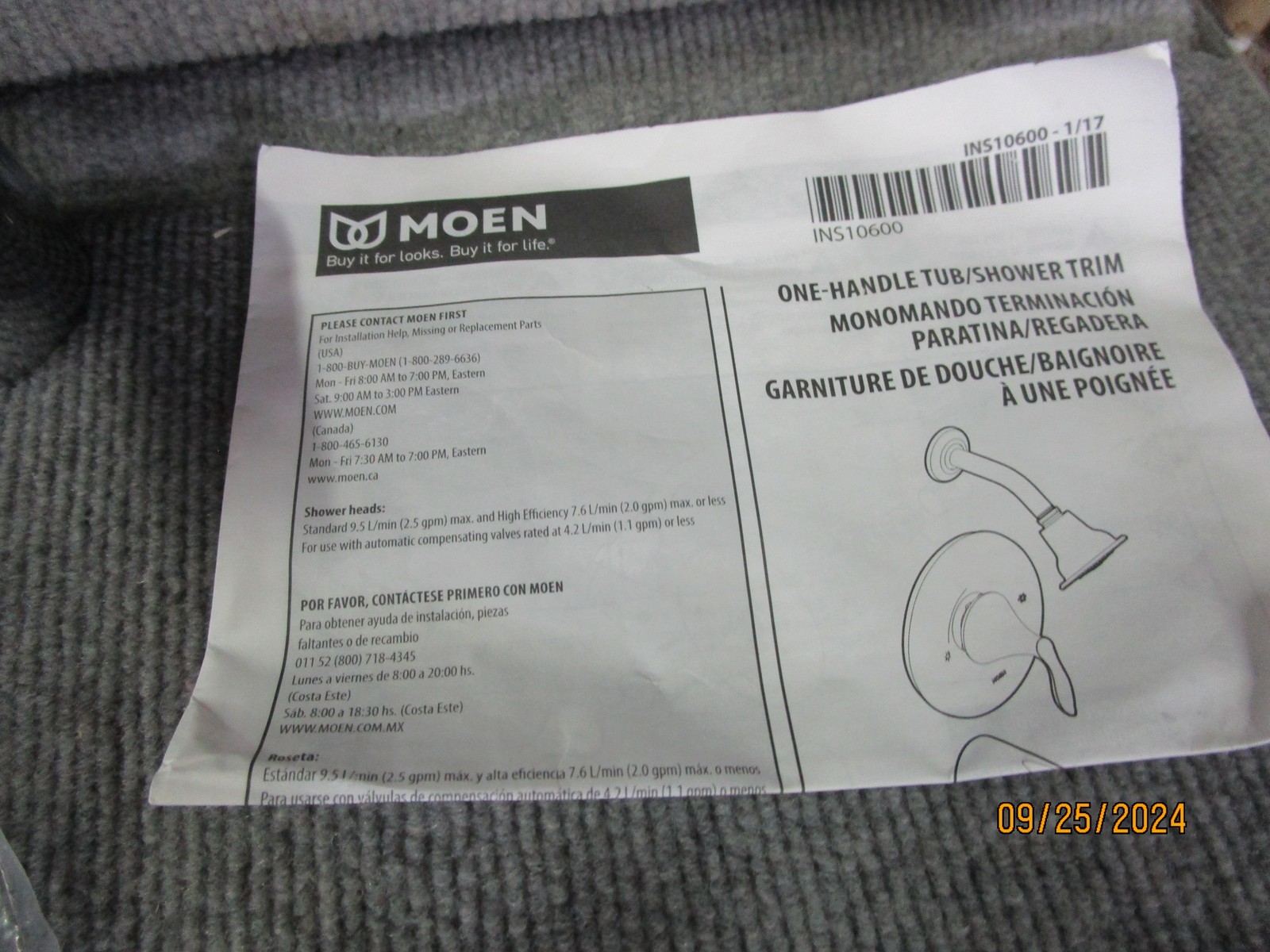 Moen METHOD T2802 chrome