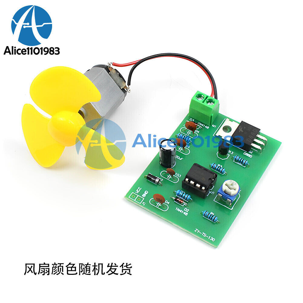 DC4.5V NE555 Pulse Motor Speed Controller Kit DIY Electronic Technology Practice