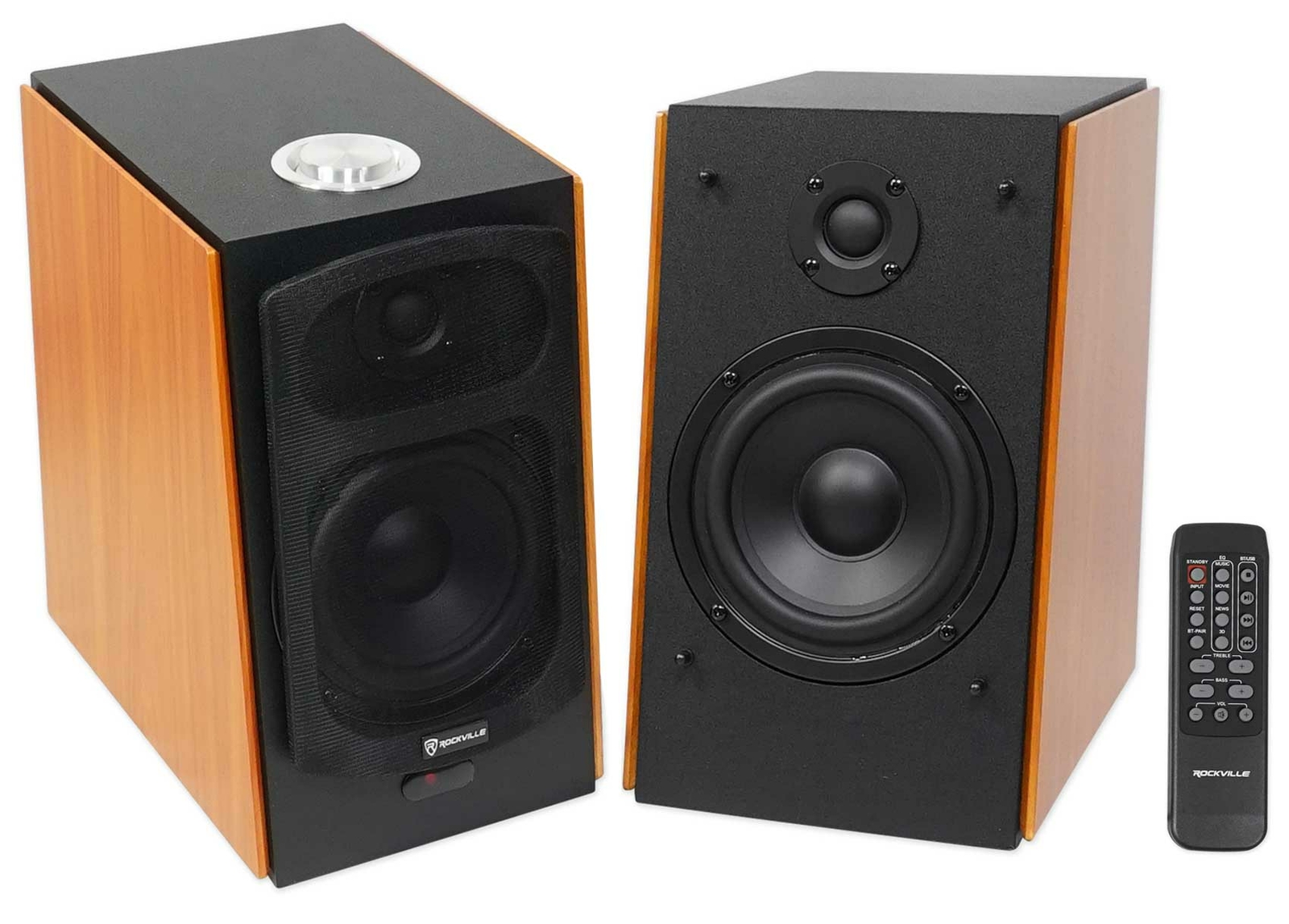 (2) Speaker Home Theater System For Sony A9F Television TV - Wood Finish