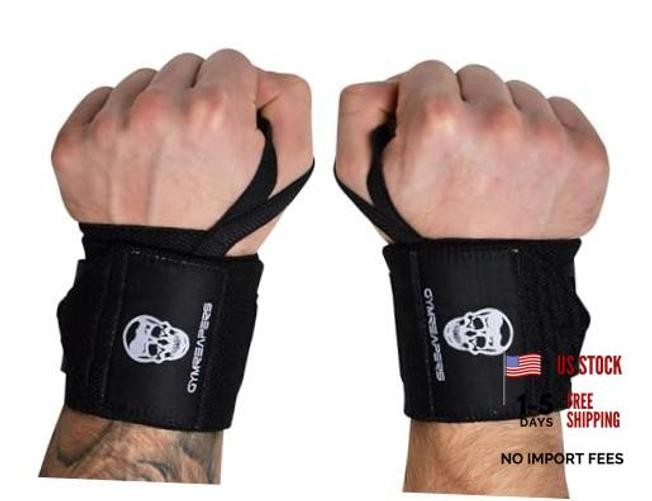 Weightlifting Wrist Wraps (IPF Approved) Professional Quality Wrist 18" Black
