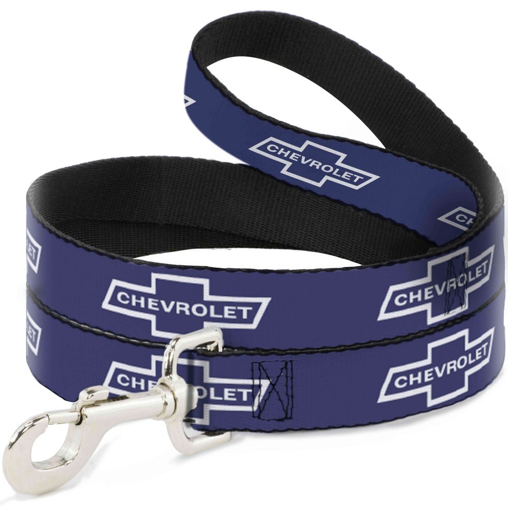 Dog Leash 1965 CHEVROLET Bowtie Blue/White