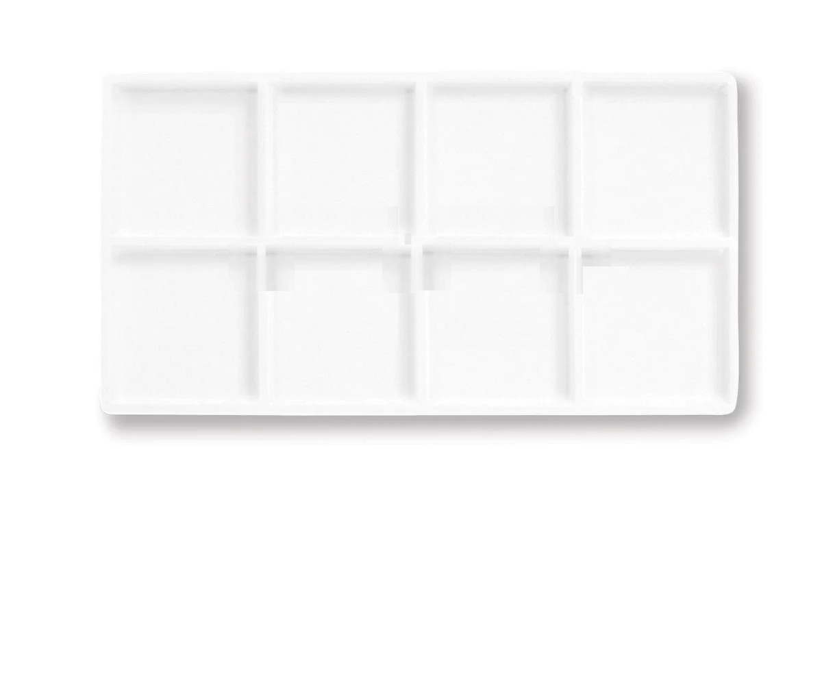 5 White 8 Compartment Display Tray Inserts