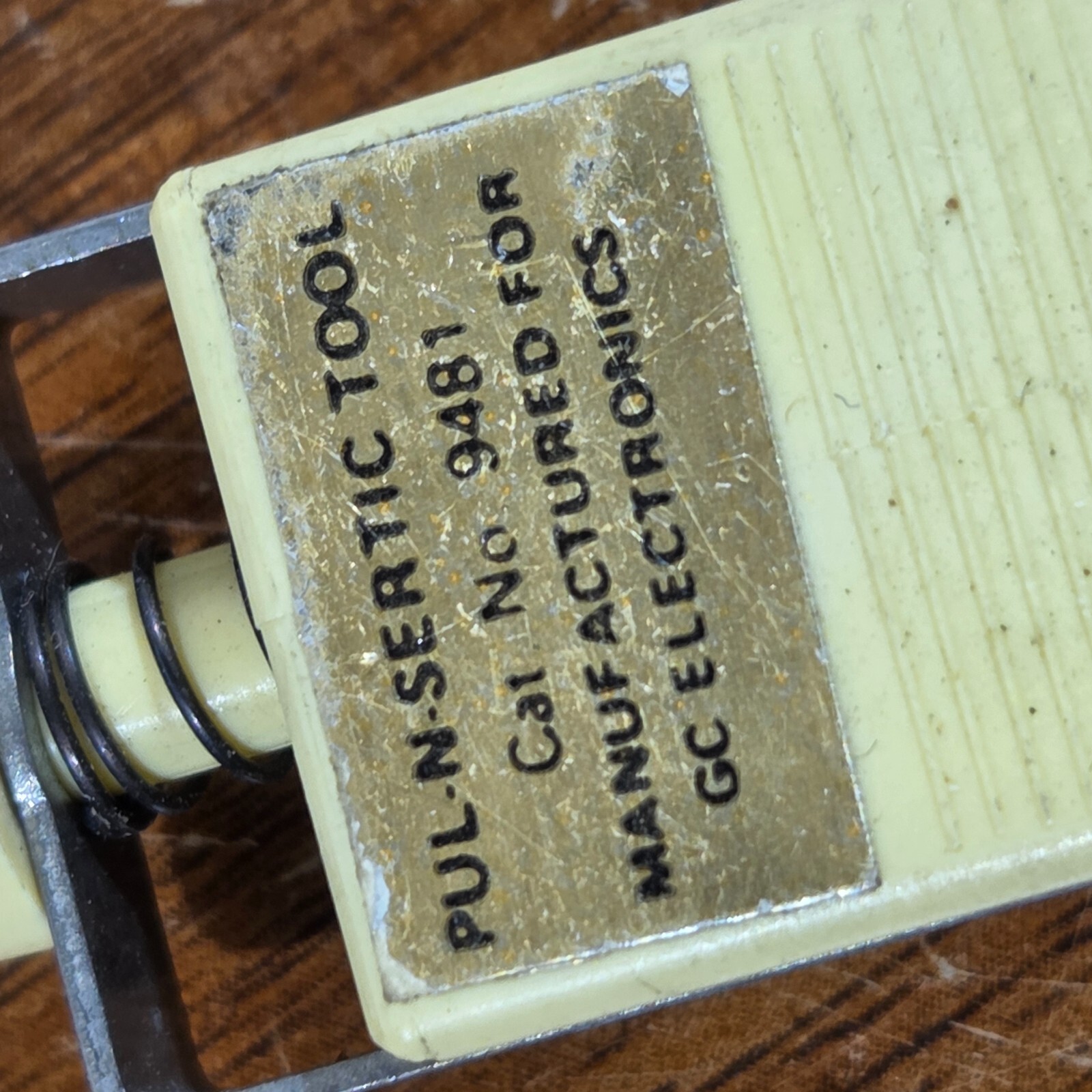 Vintage Pul N Sertic Tool GC Electronics 9481