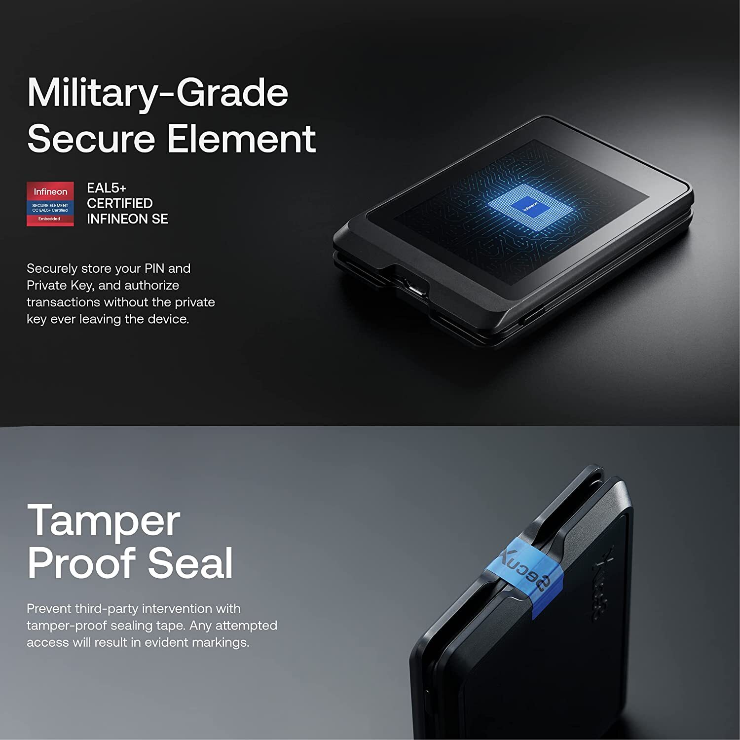 SecuX W10 Secure Touchscreen Crypto Hardware Wallet
