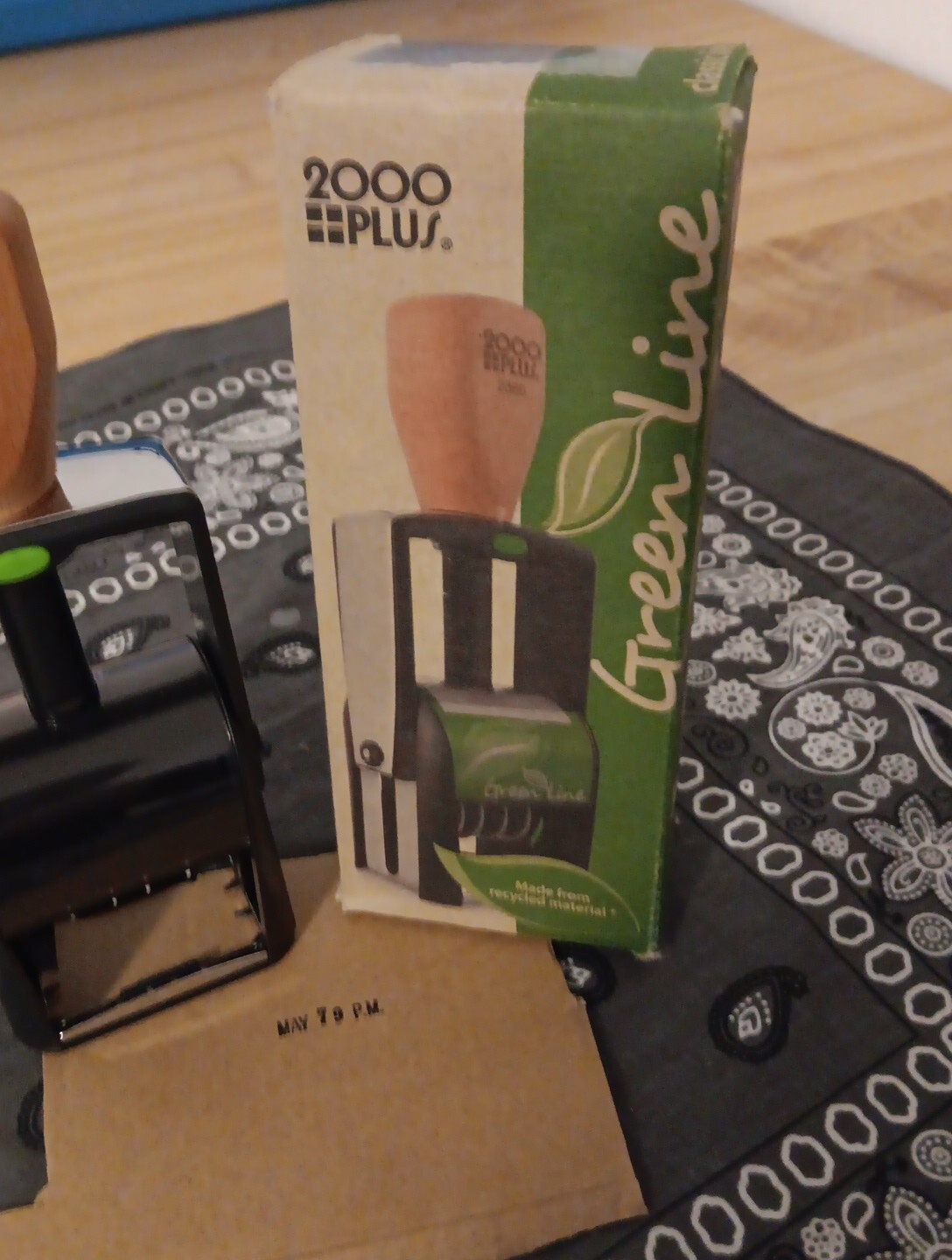 2000 Plus #2300 Green Line Self-Inking Stamp