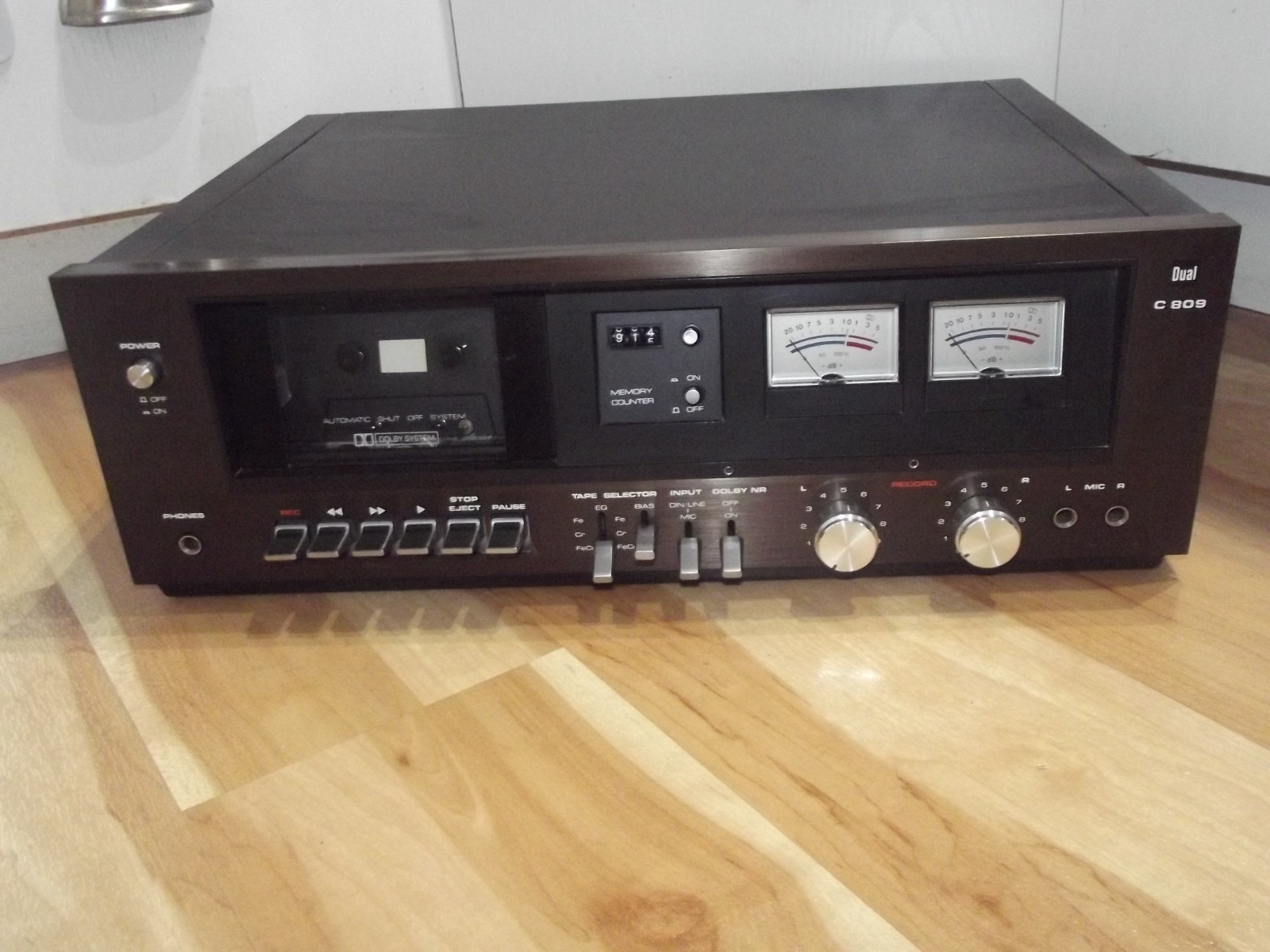 Vintage Dual C 809 Stereo Cassette Deck
