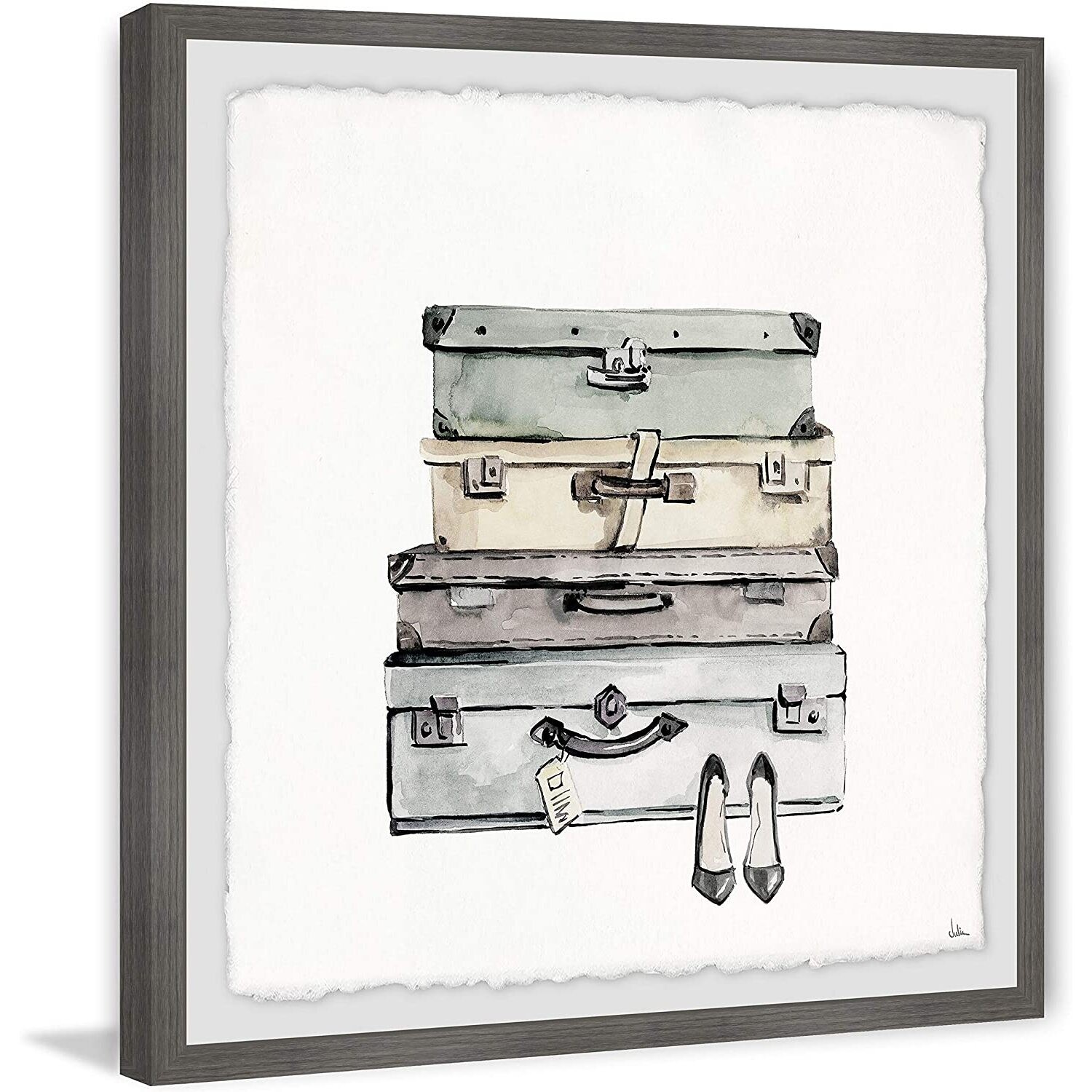Marmont Hill Intramural Framed Painting Print