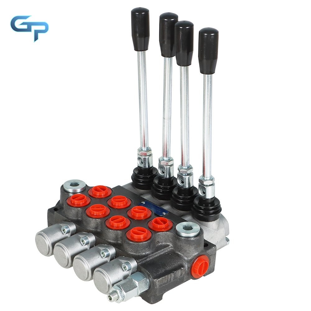 Hydraulic Directional Control Valve 4 Spool 11 gpm BSPP Interface