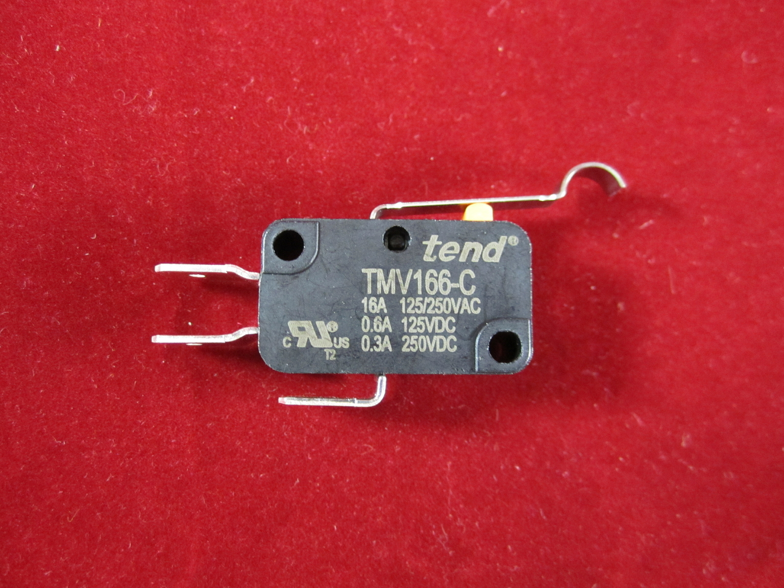 Micro Switch (Tend) TMV166-C; 16A Crank Lever Type; (1C bottom terminal #250)