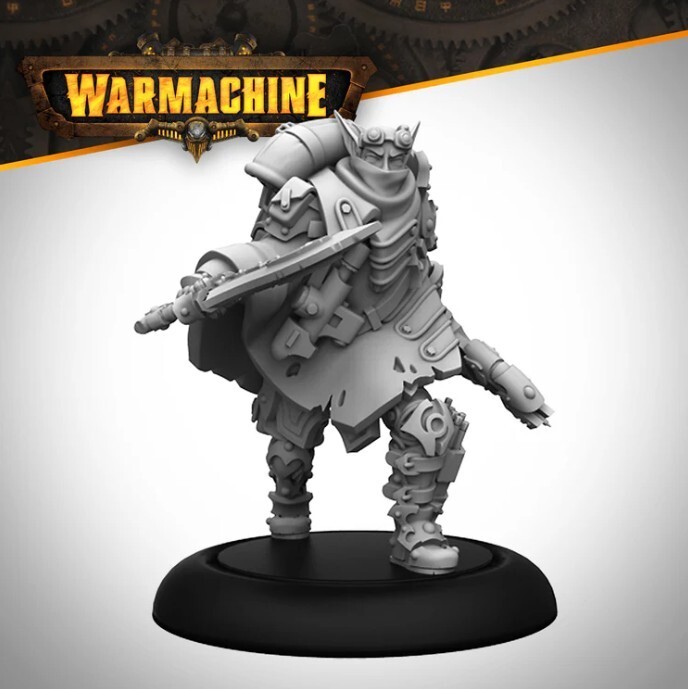 Dusk House Kallyss: Mage Hunter Commander (Variant) - Warmachine - Brand New