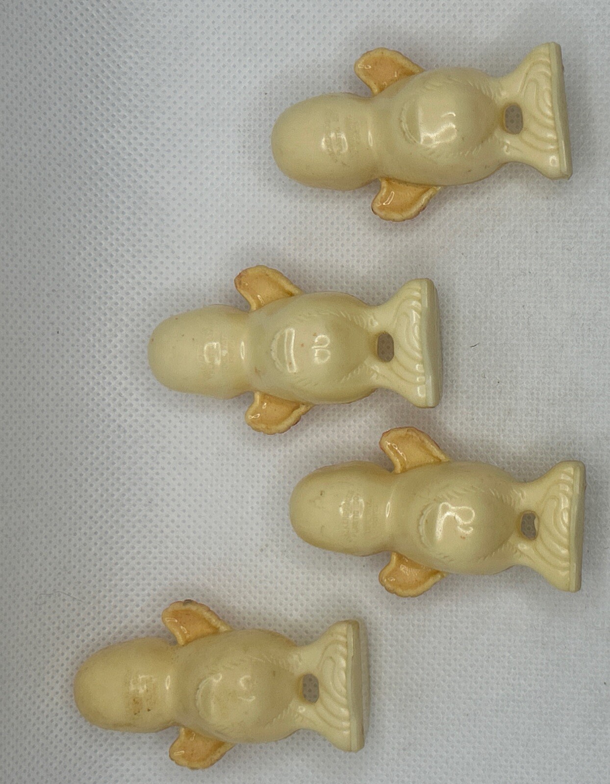 VTG 1950S KNICKERBOCKER 2” PLASTICS YELLOW MINI EASTER CHICK 4 Sold Separately