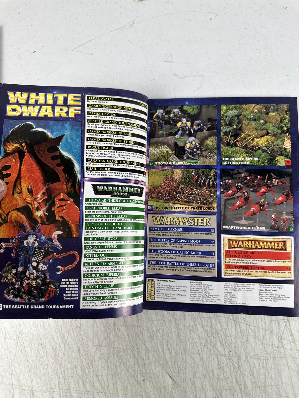 White dwarf Craft World, ELDAR !#246,July ￼ Preowned￼
