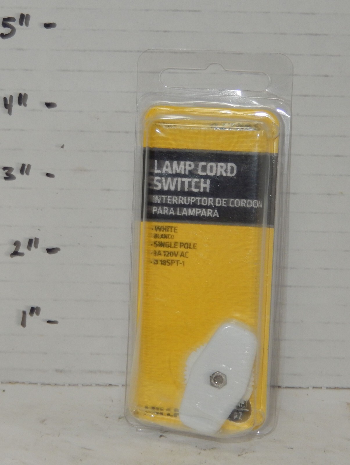 Hillman Lamp Cord Switch 427668 - White