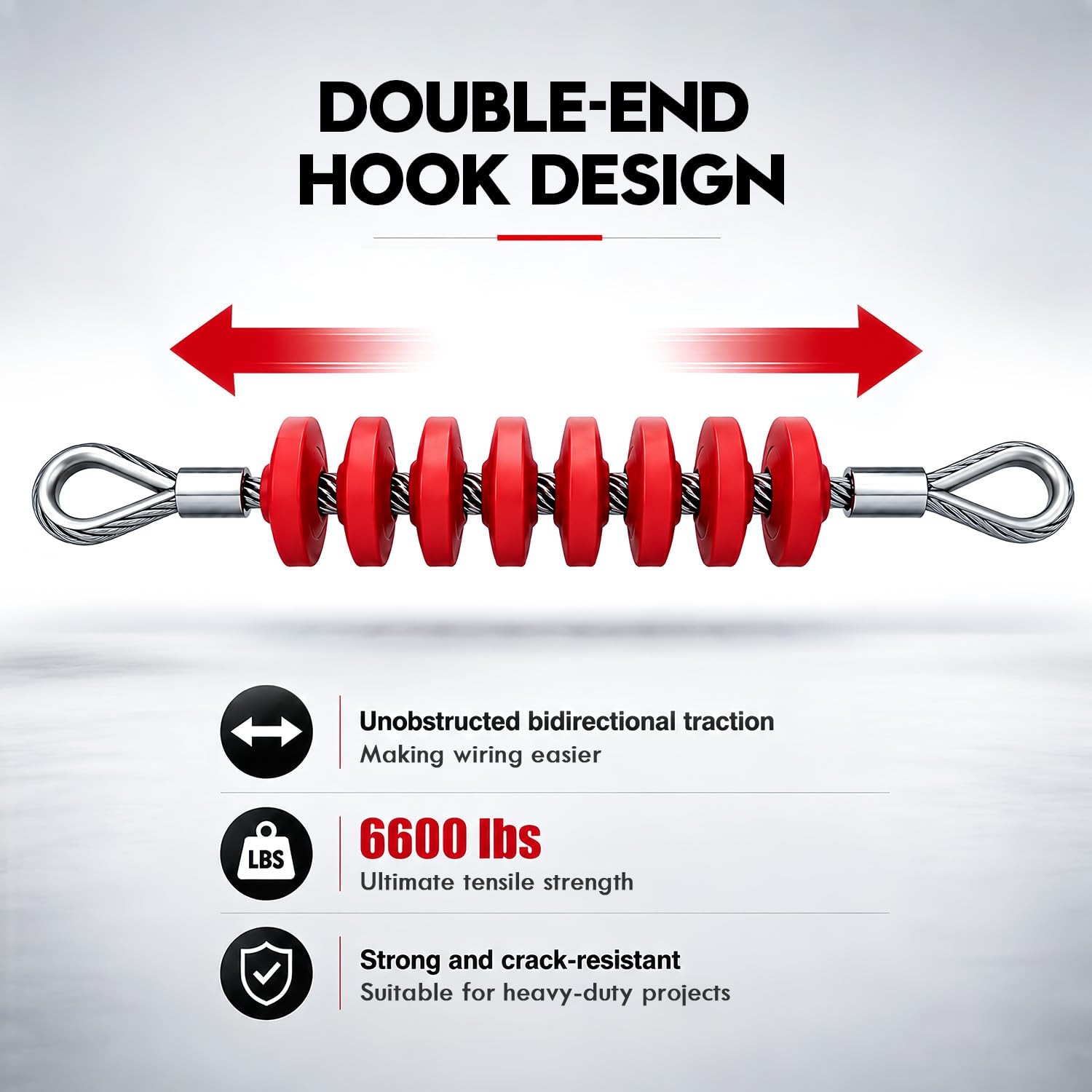 30464K Flexible Conduit Mandrel for 4-Inch Duct Preparation & Cable Pulling