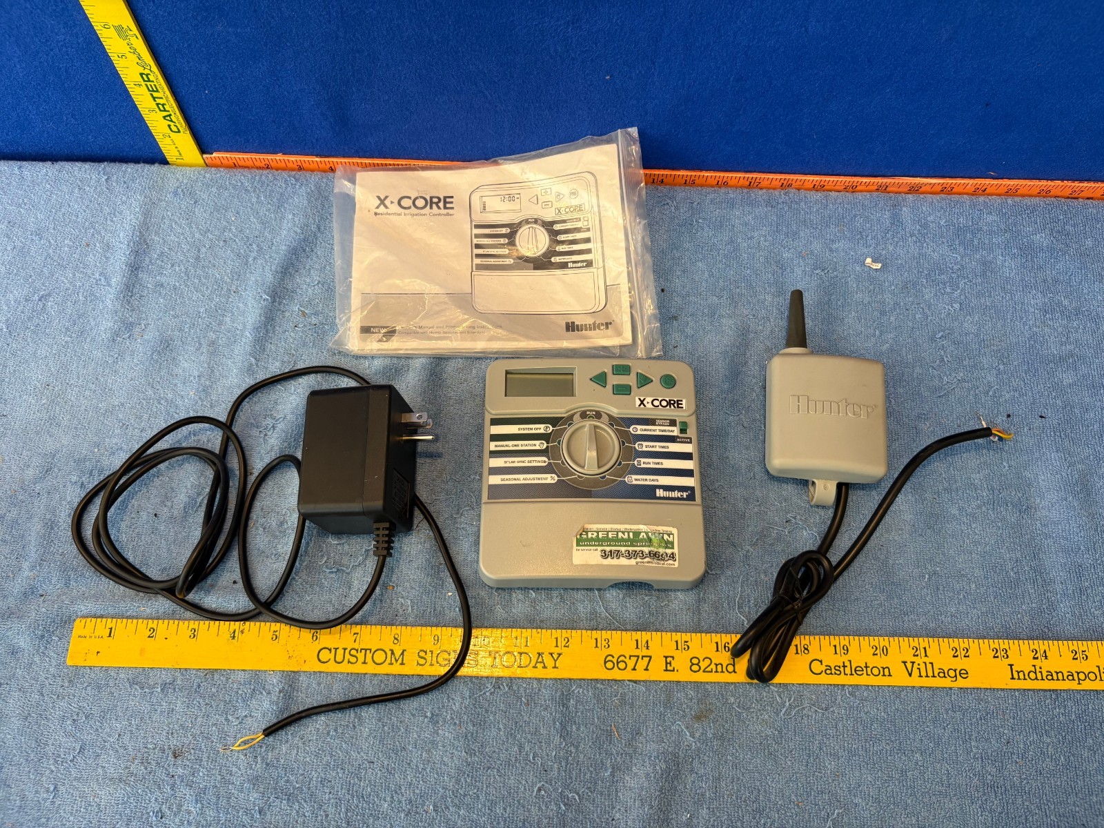 Hunter X-Core XC-800i  w/ Hunter WR-CLK-RXC-8 Irrigation Controller