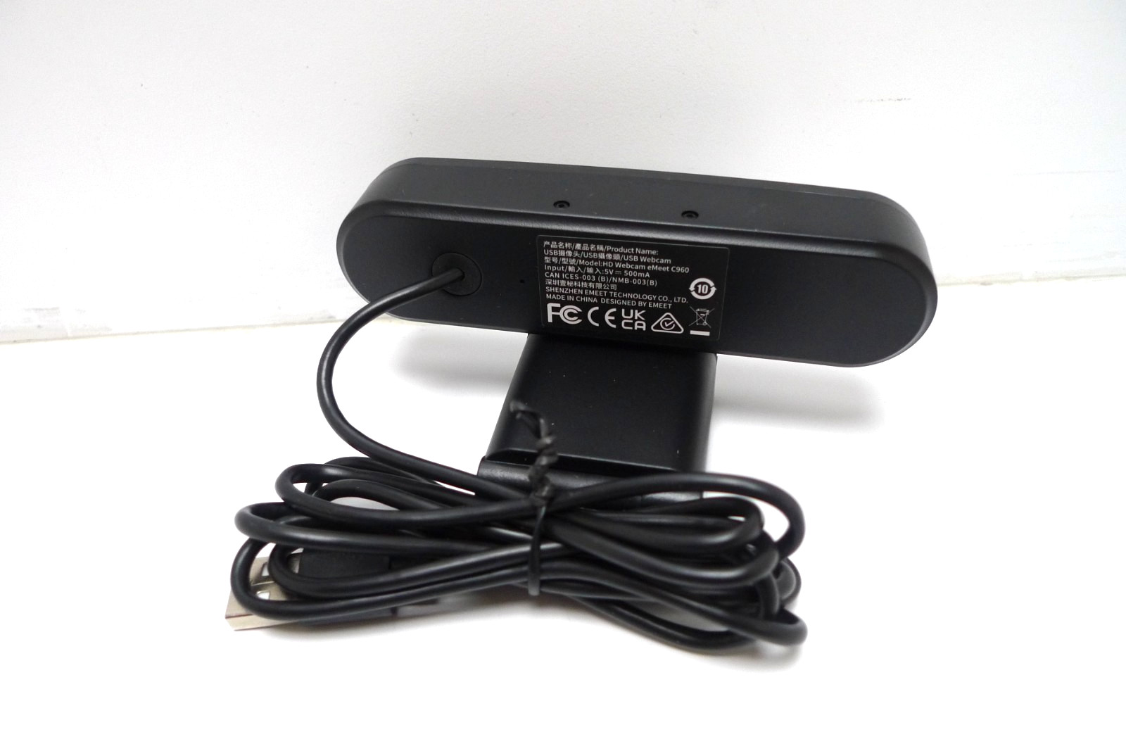 eMeet C960 Black HD USB Wired Webcam