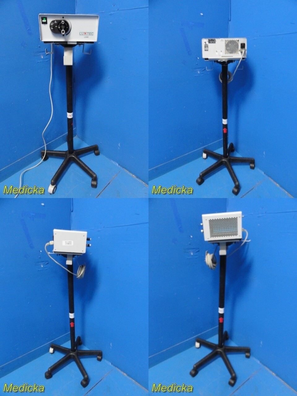 Luxtec LX300 Light Source P/N 400884 W/ Mobile Stand ~ 29686