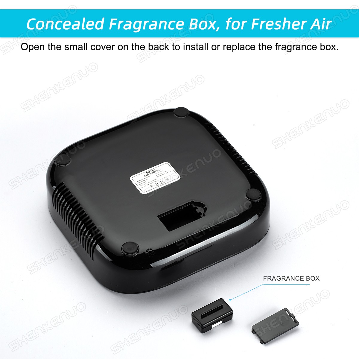 SMART CAR AIR PURIFIER purifies Air Cleaner for Allergies Smoke Mold Odor Dust