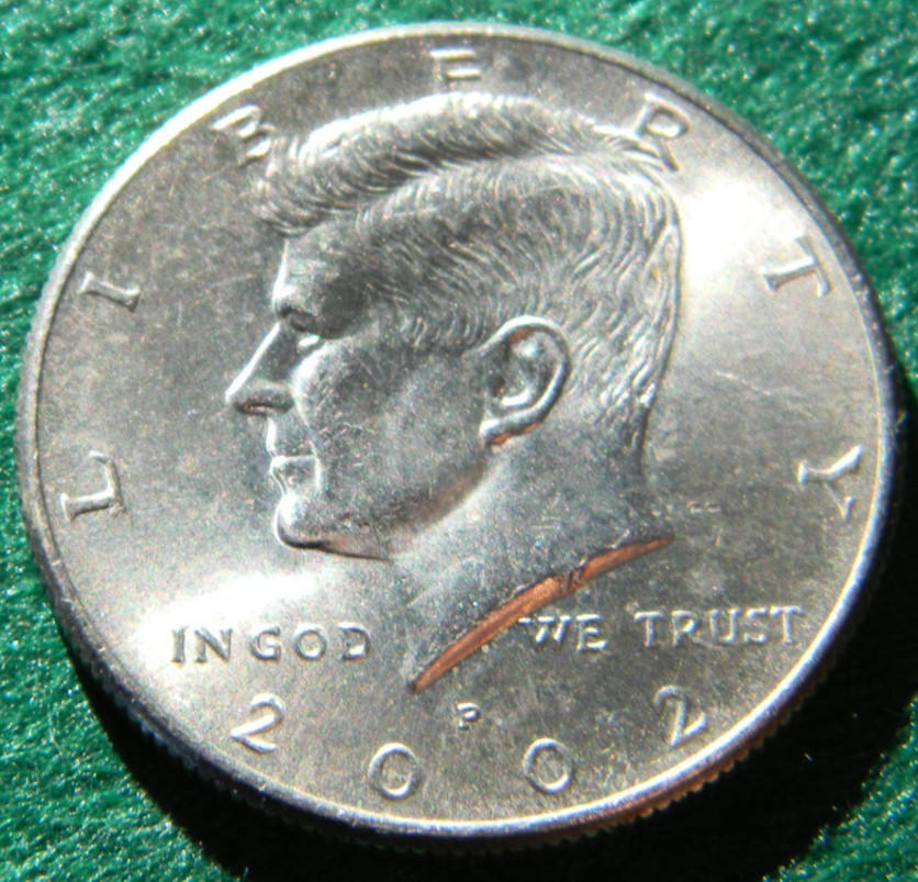 2002-P KENNEDY HALF DOLLAR UNCIRCULATED 50 CENTS 2002P UNC