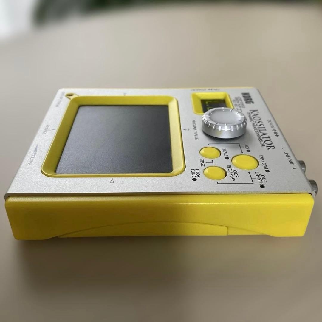 Korg KO-1 Kaossilator Dynamic Phrase Synthesizer Yellow Used