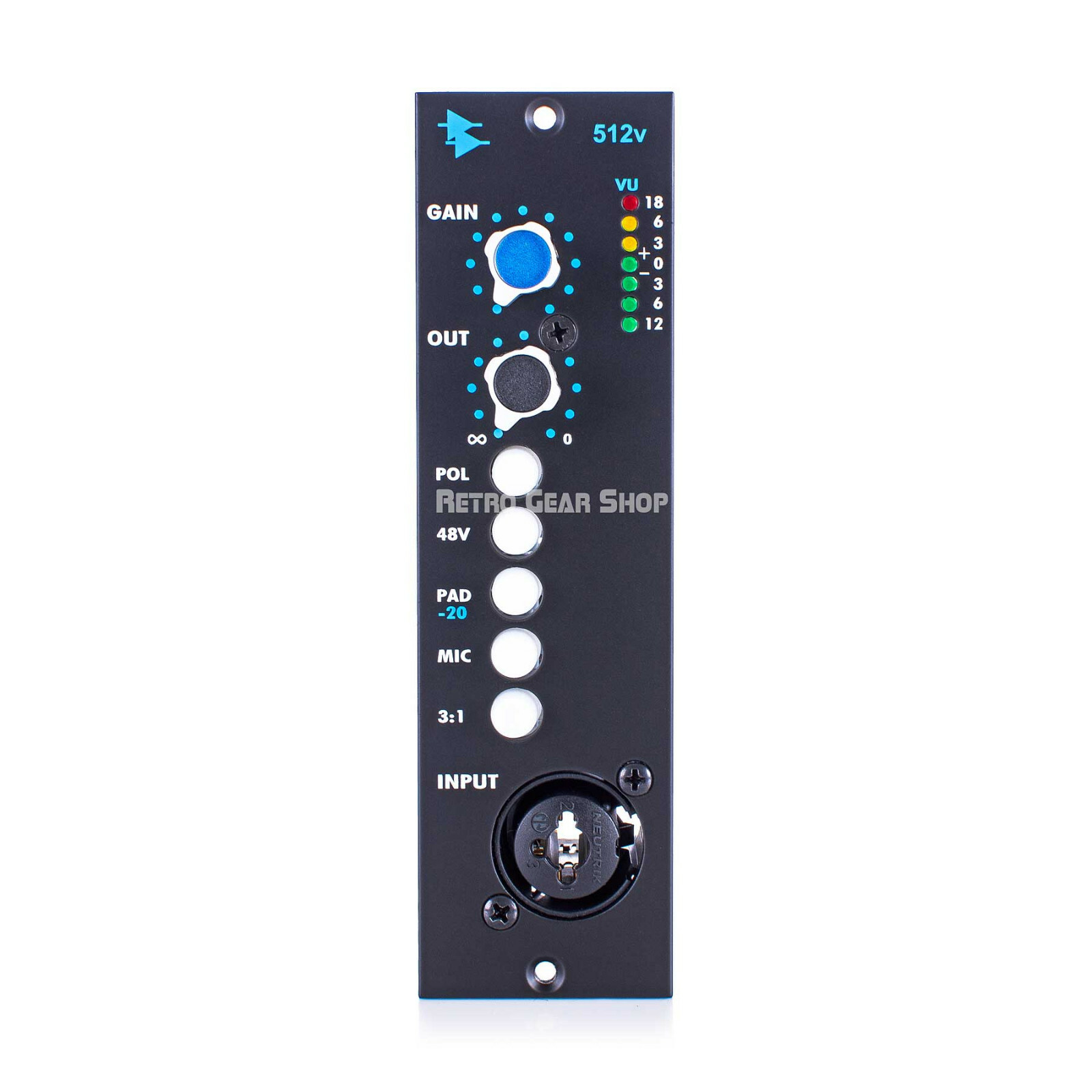 API 512v 500 Series Discrete Microphone/Line Preamp