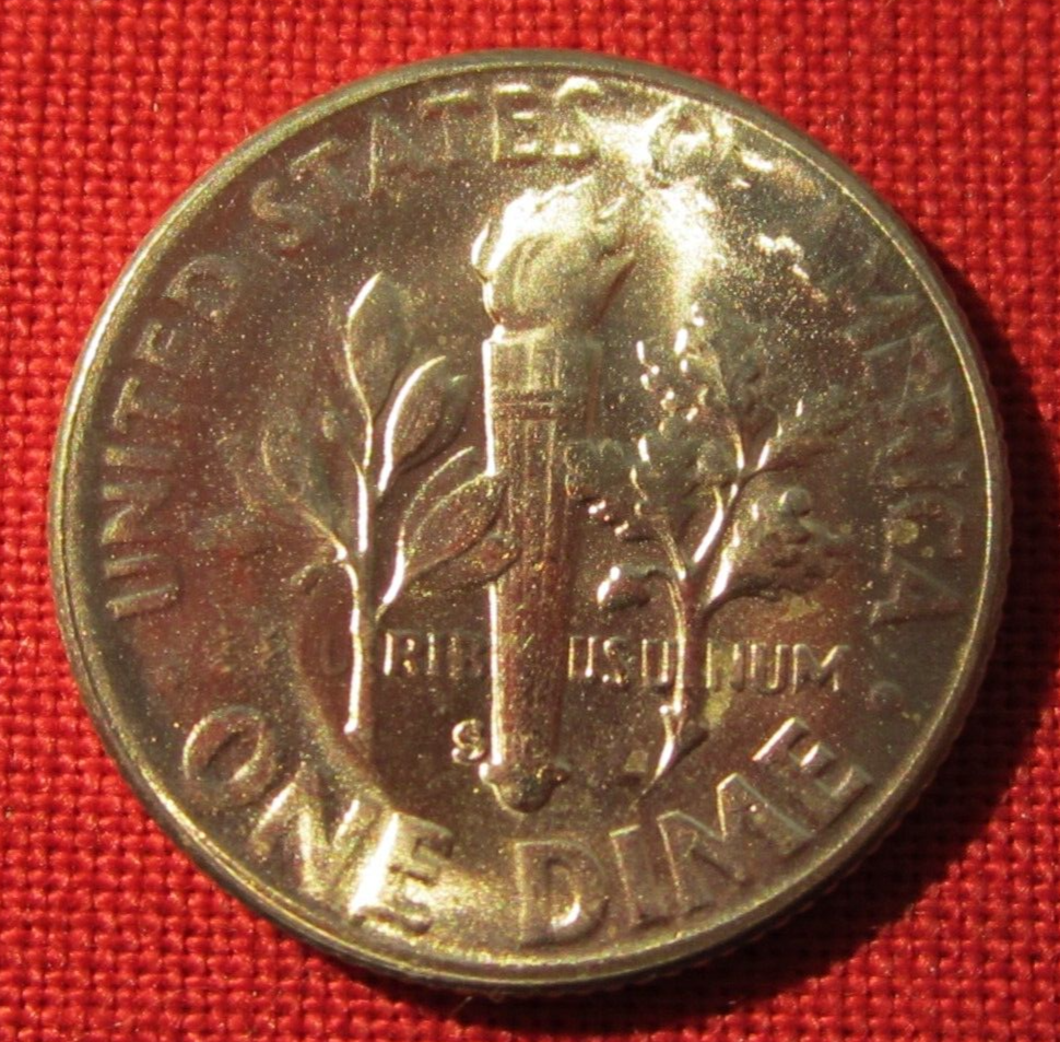 1955 S Roosevelt Dime - 90% Silver - BU - Uncirculated
