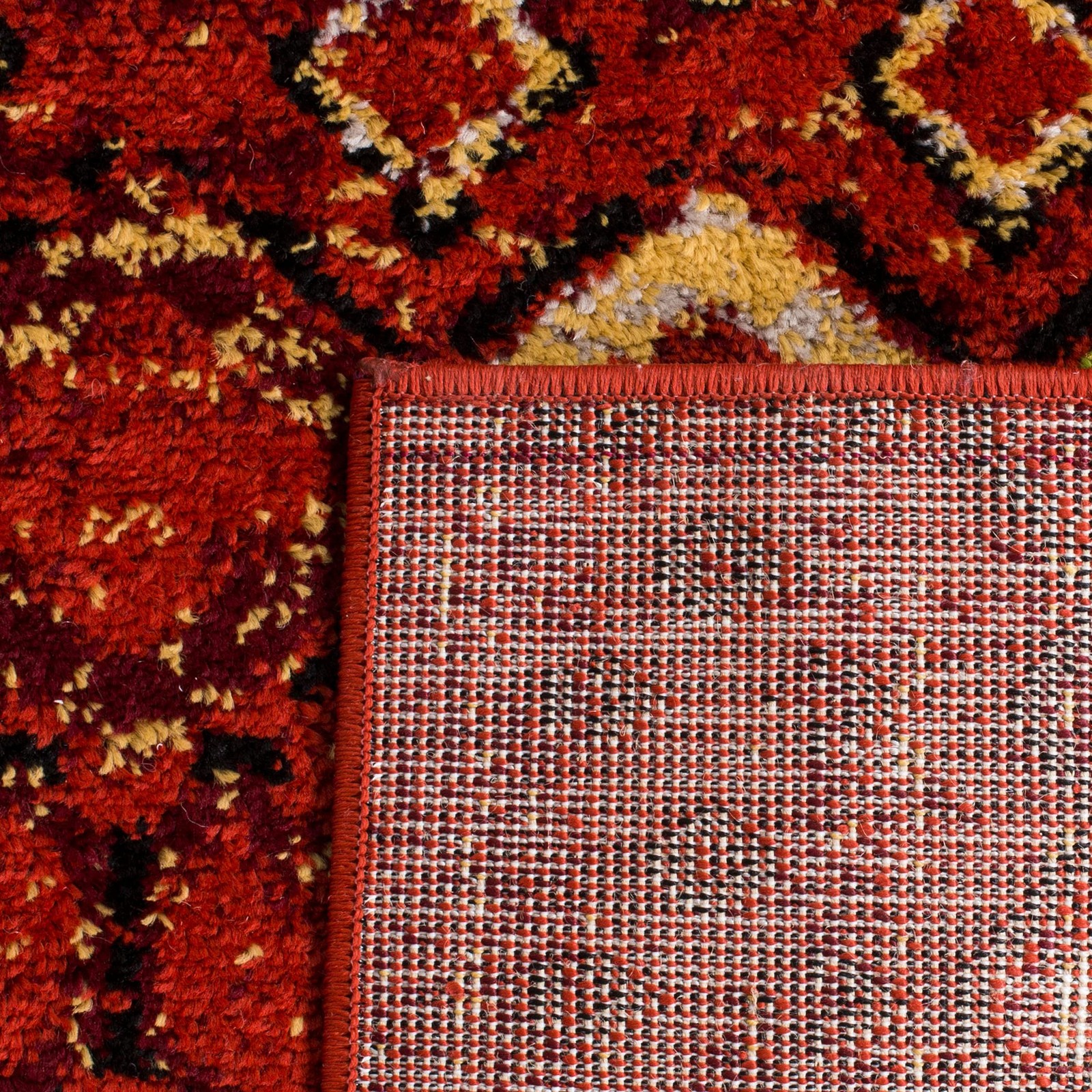 SAFAVIEH Amsterdam Collection Accent Rug - 2'3" x 4', Terracotta & Multi, Morocc