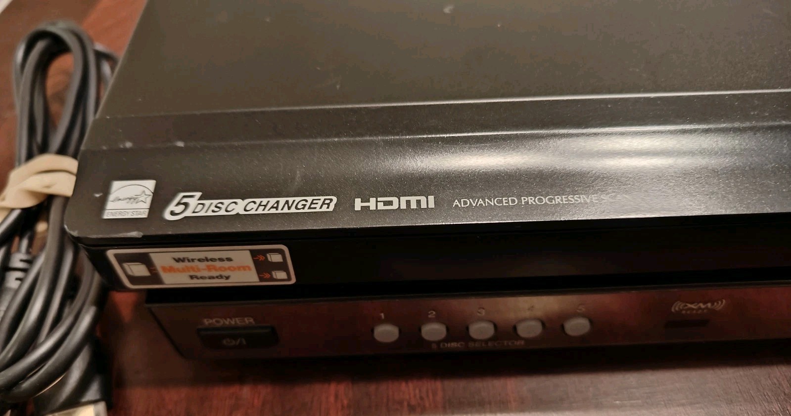 Panasonic SA-PT1050 5 Disk DVD Home Theater Receiver W/ Digital Transmitt/HDMI