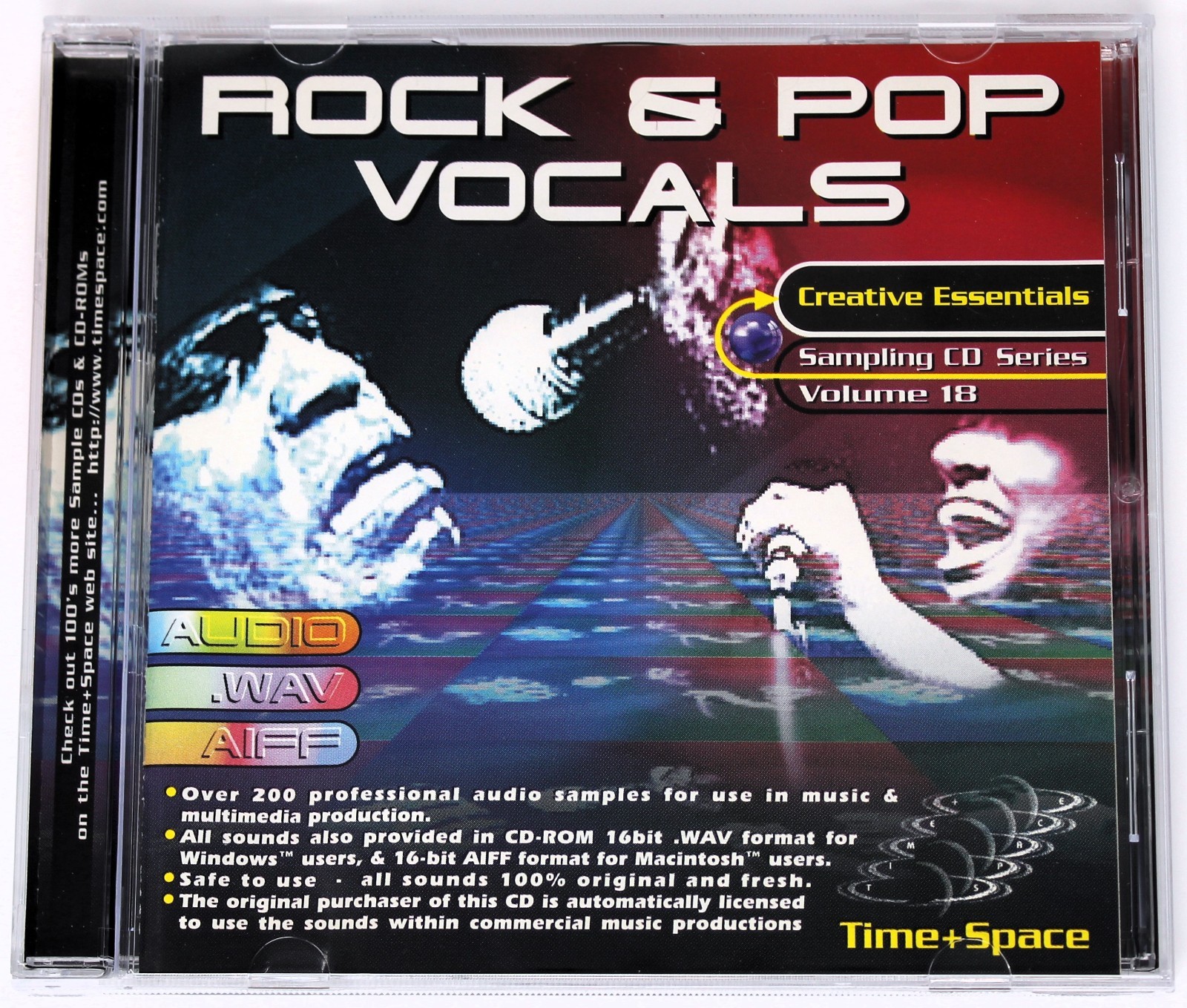 Zero-G Creative Essentials 18 Rock & Pop Vocals Sample/Sound Library/Sampling CD