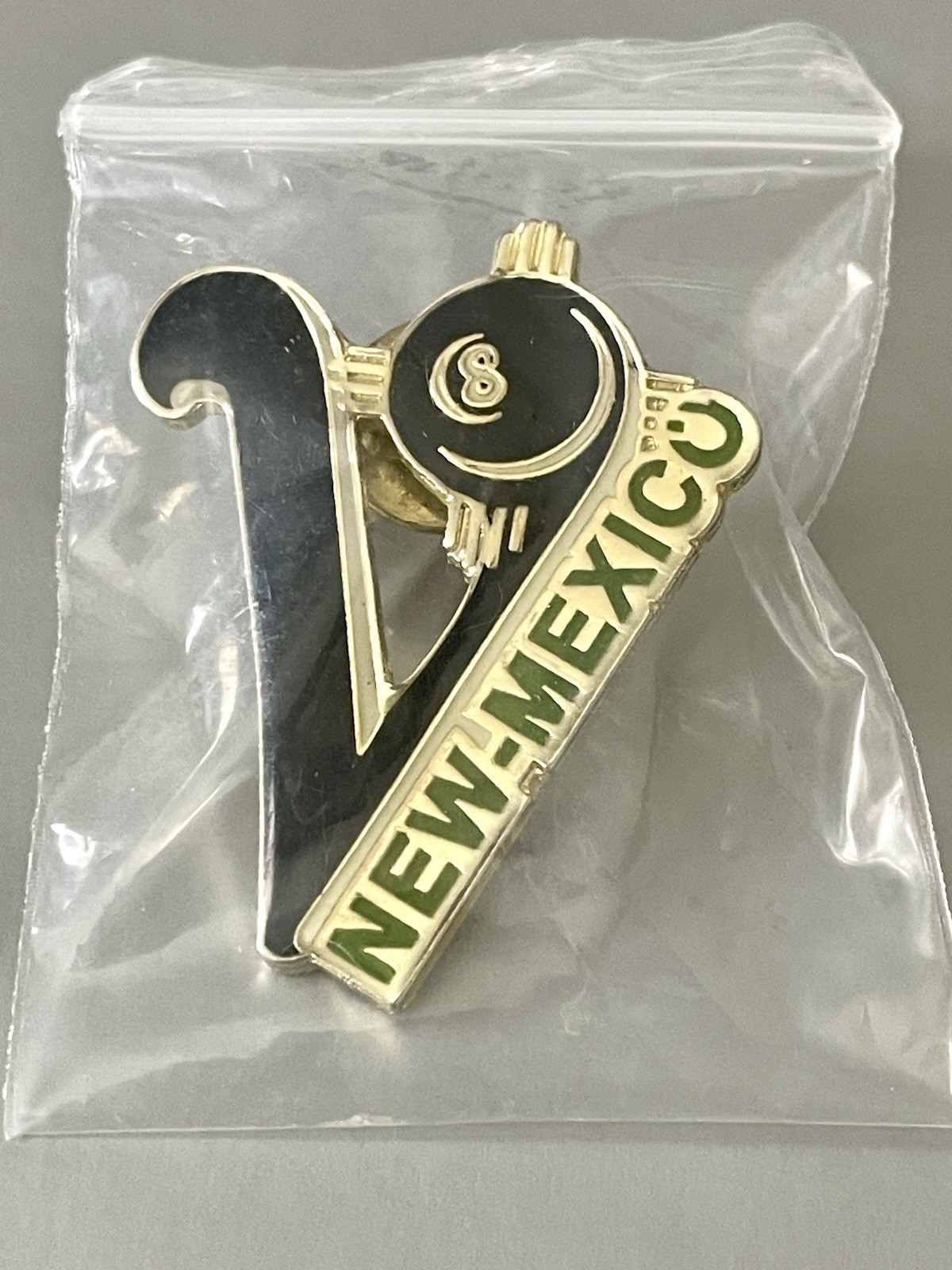 Vintage VNEA Valley National 8 Ball Pool League New Mexico State Pin Billiards
