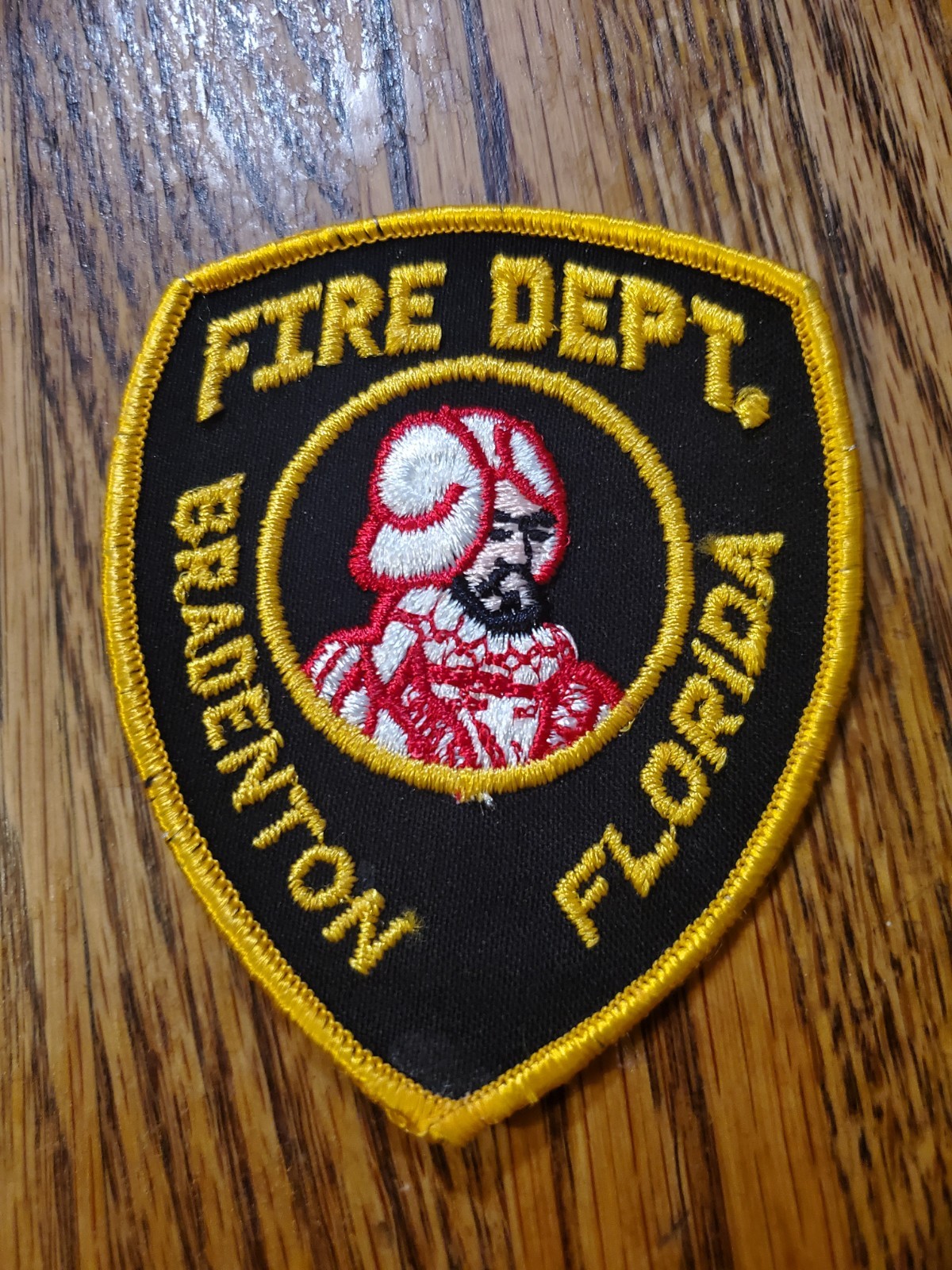 Vintage Bradenton Florida Fire Department patch