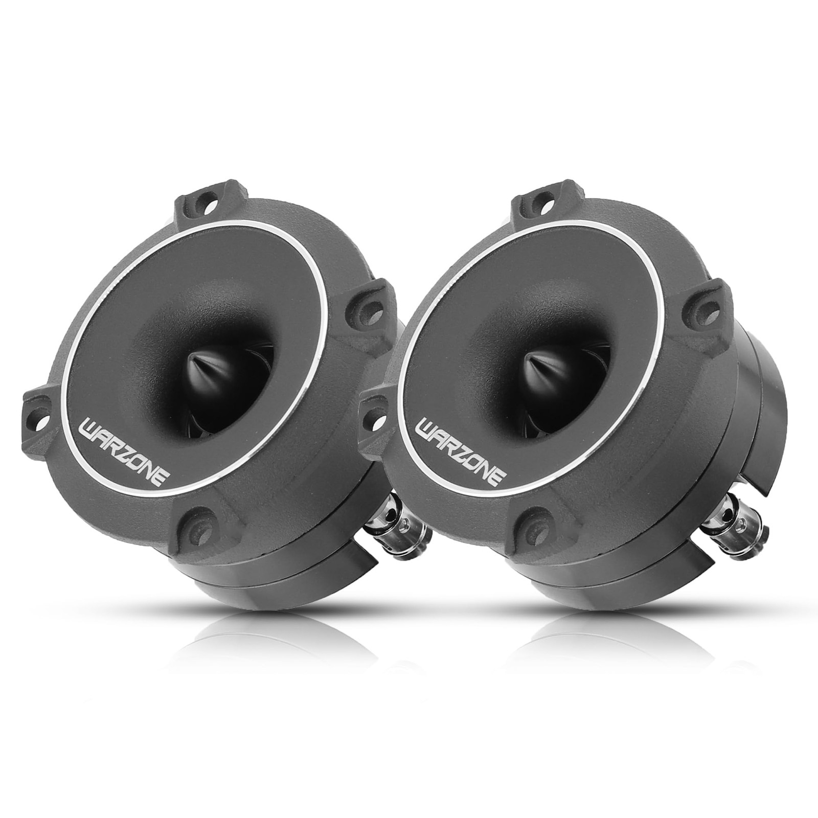 Warzone 2X WZ25TW 2.93-Inch Super Tweeter Speaker, 4 Ohm, Black or Silver